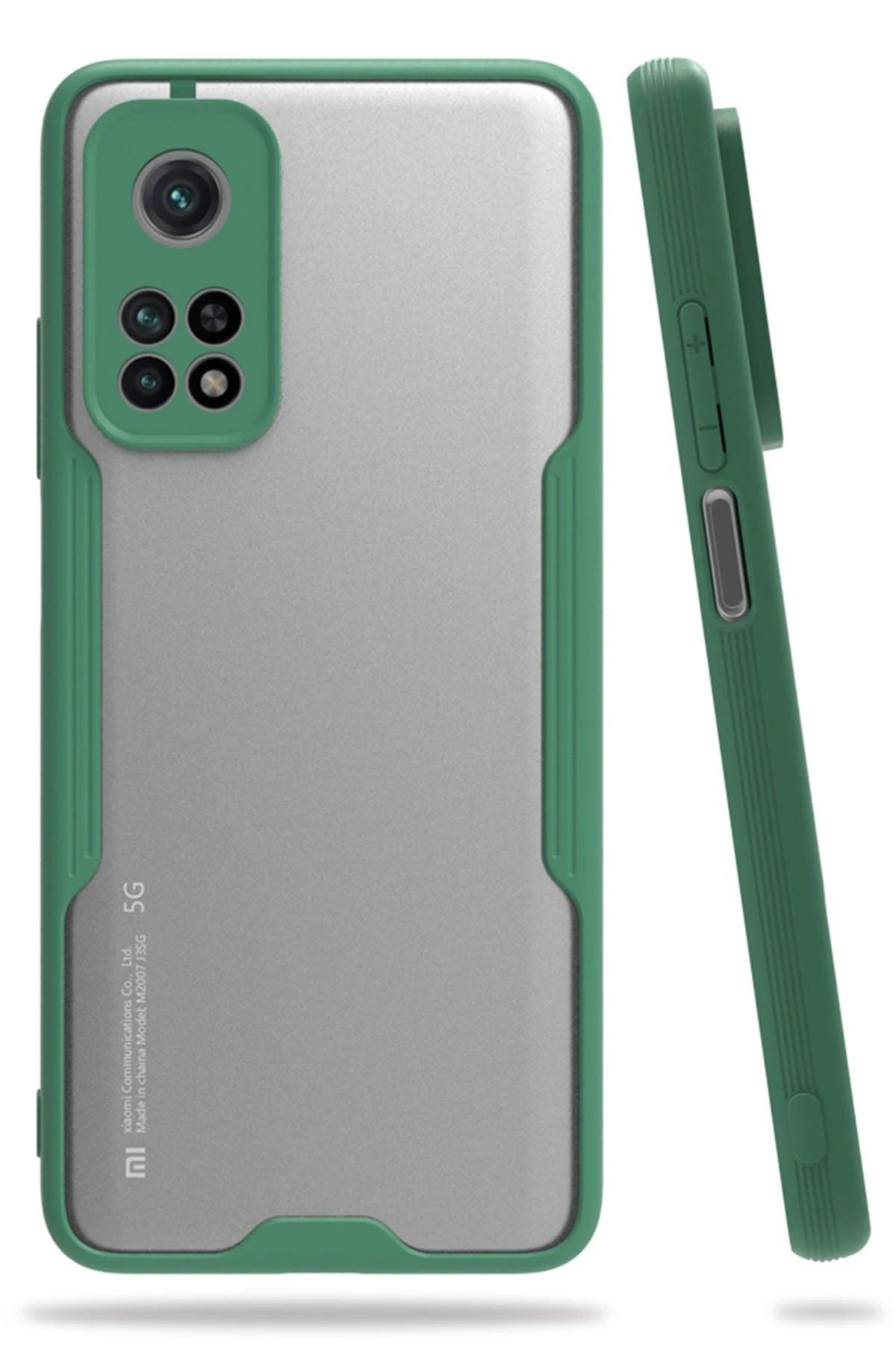 NewFace Xiaomi Mi 10T Pro Kılıf Platin Silikon - Yeşil SVLRS