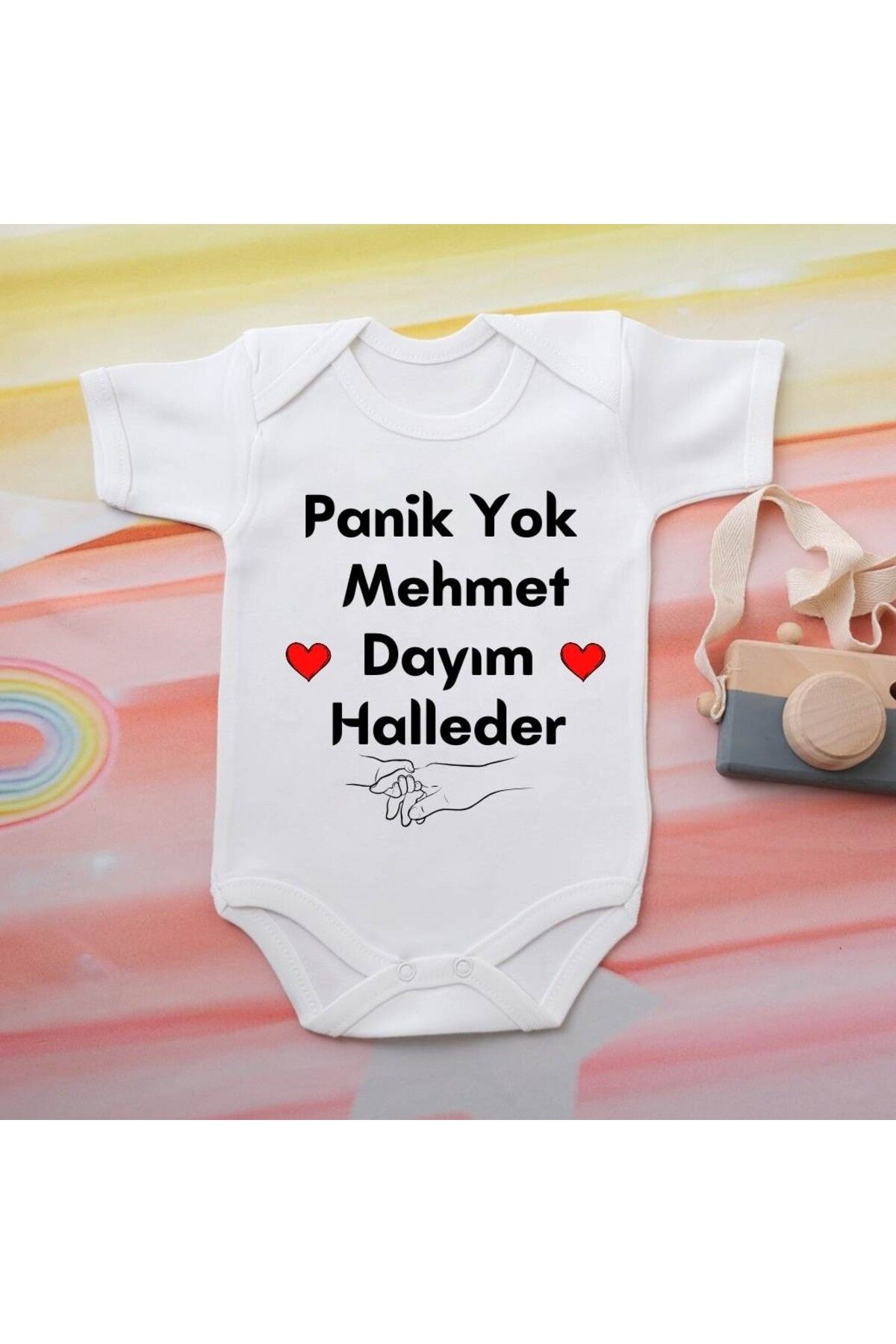 soft wing %100 Pamuklu Organik Baskılı Premium Çıtçıtlı Bebek Body Zıbın 00034