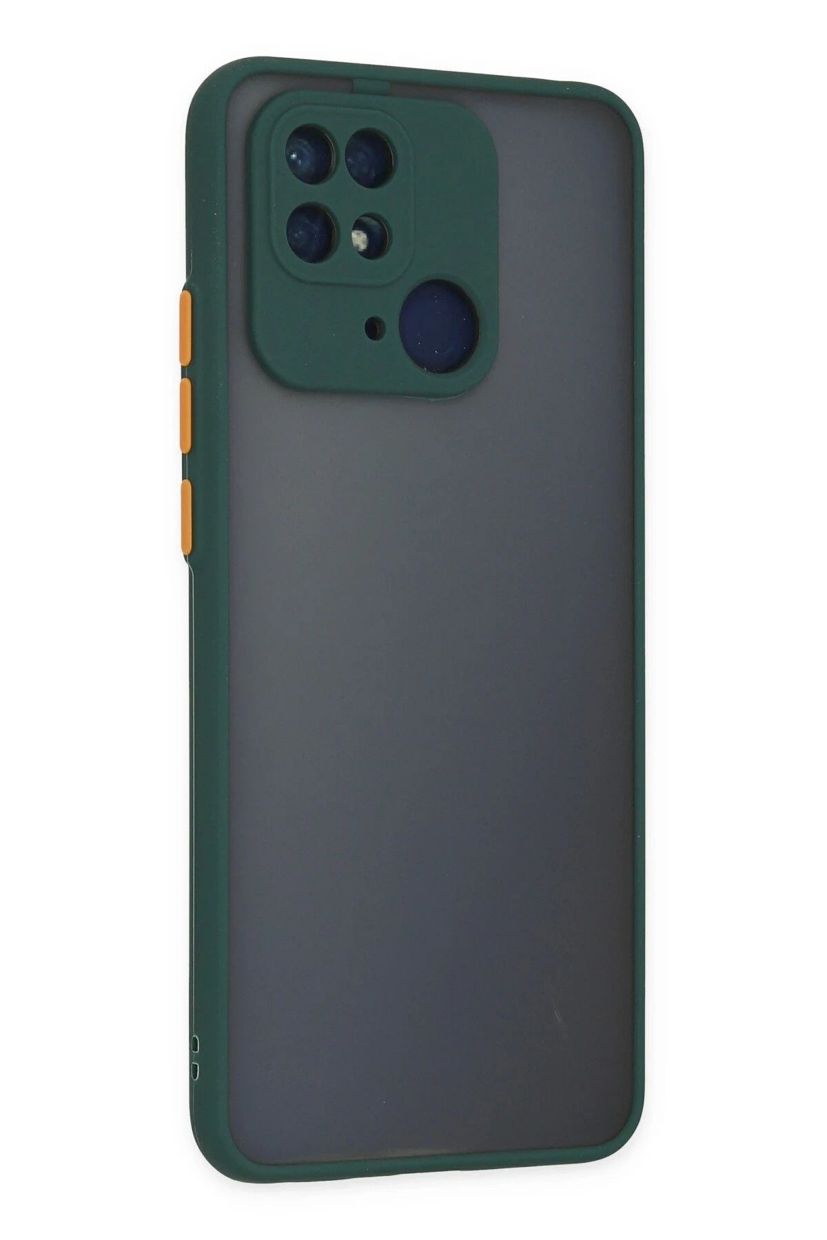 NewFace Xiaomi Redmi 10C Kılıf Montreal Silikon Kapak - Yeşil SVLRS