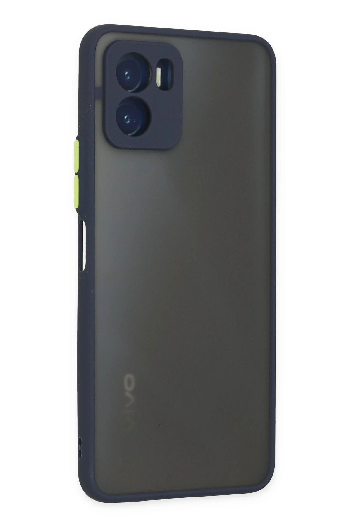 NewFace Vivo Y15S Kılıf Montreal Silikon Kapak - Lacivert WLZOR
