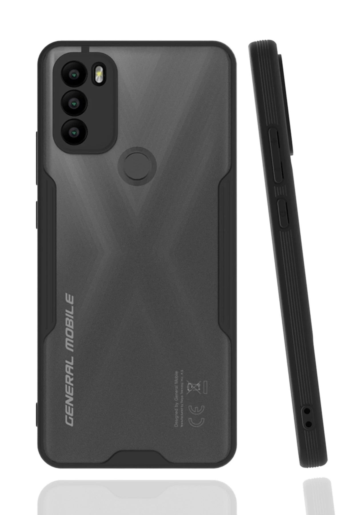 NewFace General Mobile GM 21 Plus Kılıf Platin Silikon - Siyah SVLRS