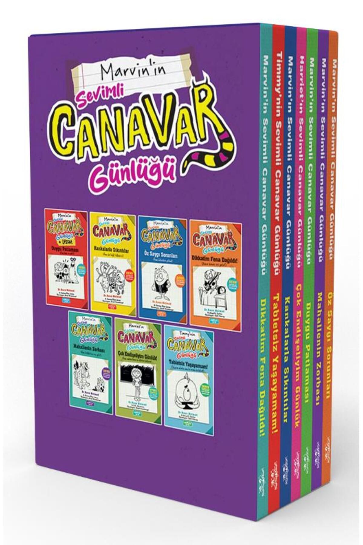 Yediveren Çocuk SEVİMLİ CANAVAR GÜNLÜĞÜ ( (7 KİTAP TAKIM KUTULU)/Raun Melmed/Yediveren Çocuk