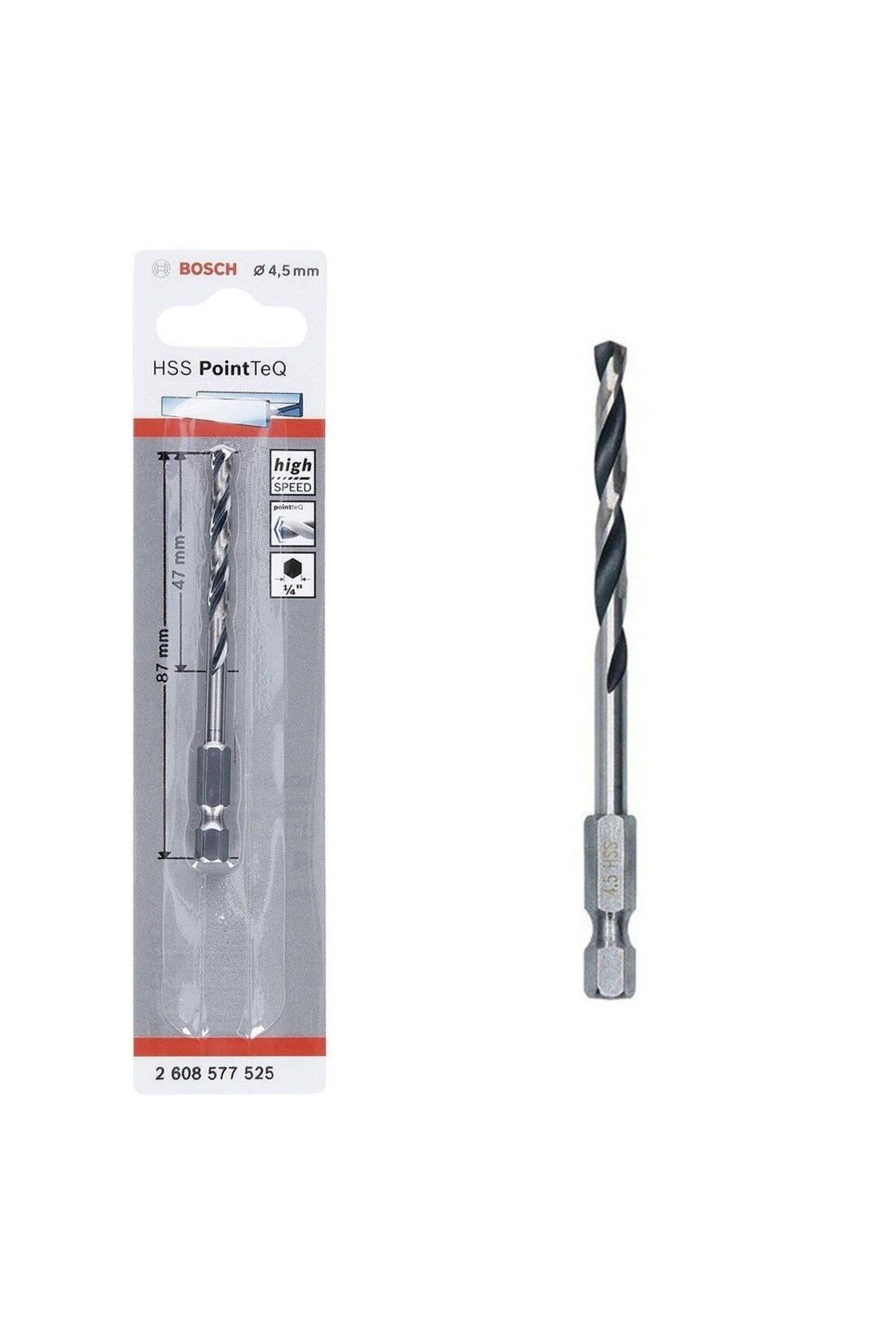 Angoravi Point TeQ Altıgen Şaftlı Hss Matkap Ucu 4,5 mm