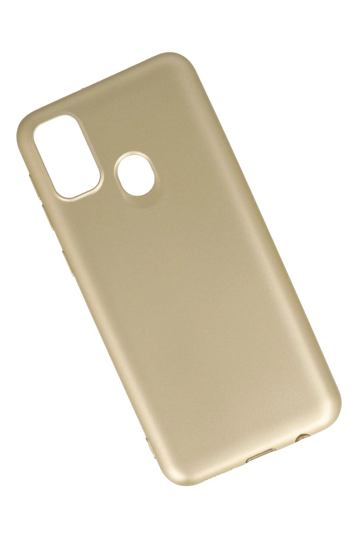 NewFace Samsung Galaxy M30S Kılıf First Silikon - Gold SVLRS