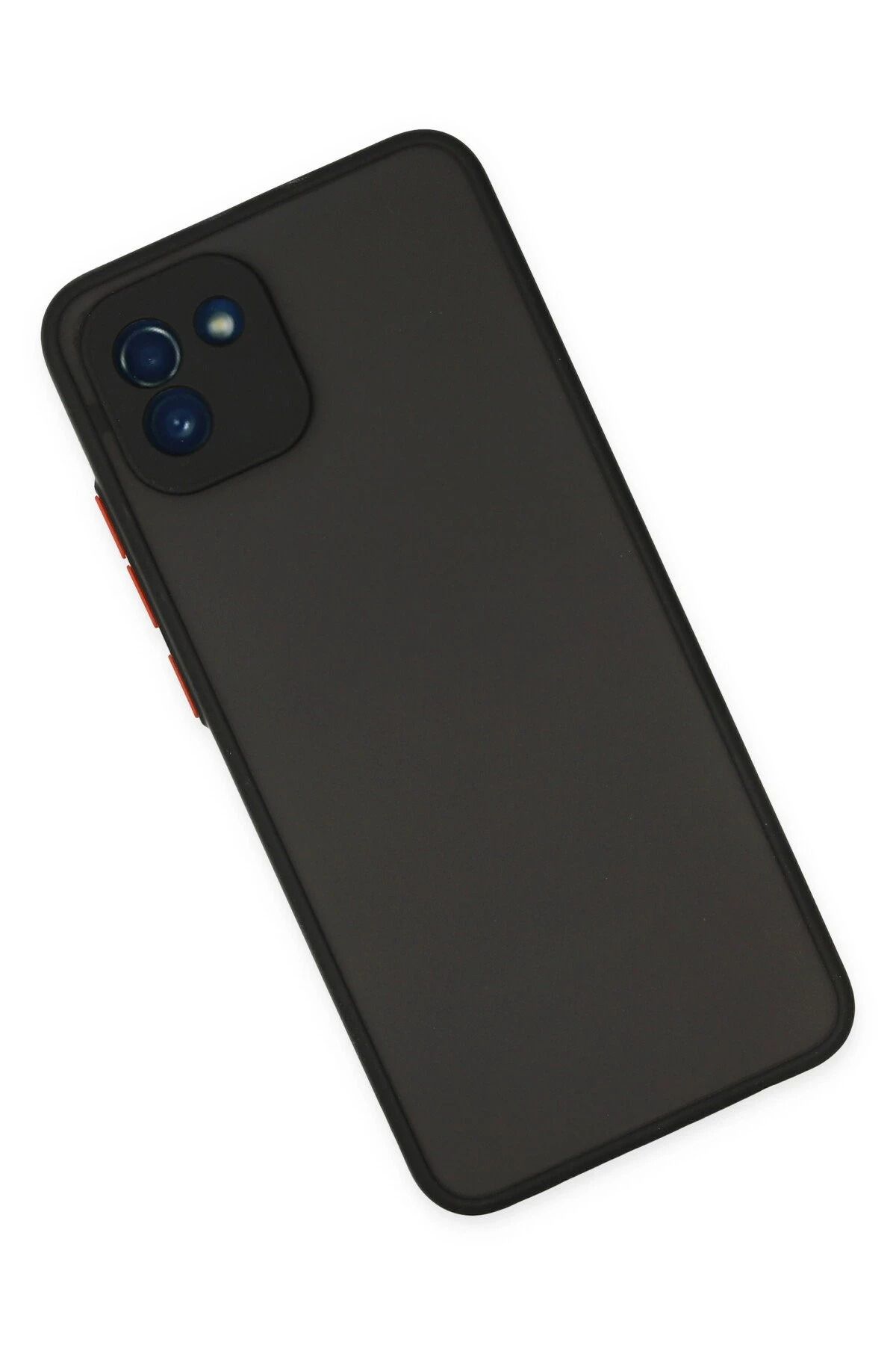 NewFace Samsung Galaxy A03 Kılıf Montreal Silikon Kapak - Siyah SVLRS