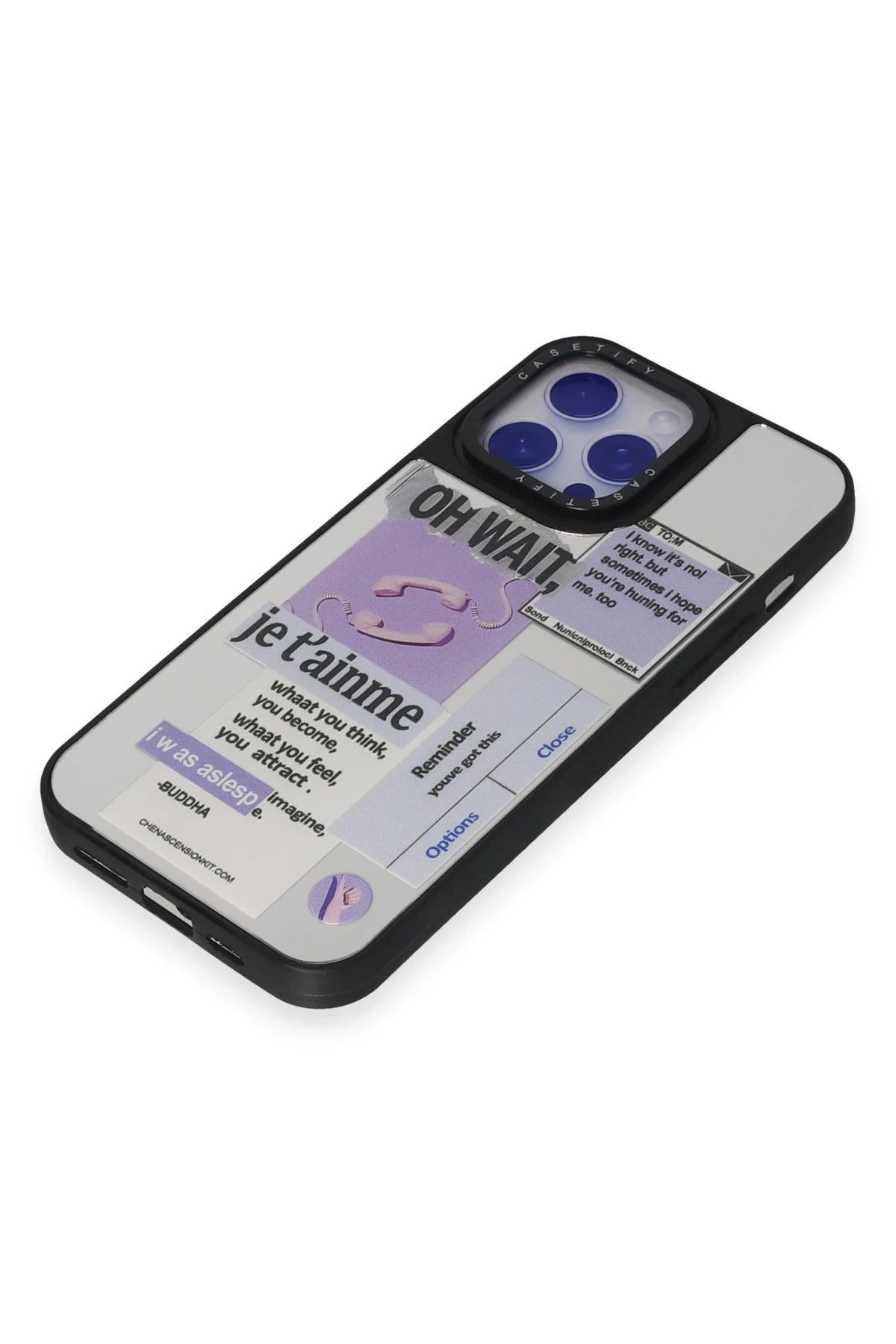 NewFace iPhone 15 Pro Kılıf Mirror Desenli Kapak - Mirror - 4 MRAYD