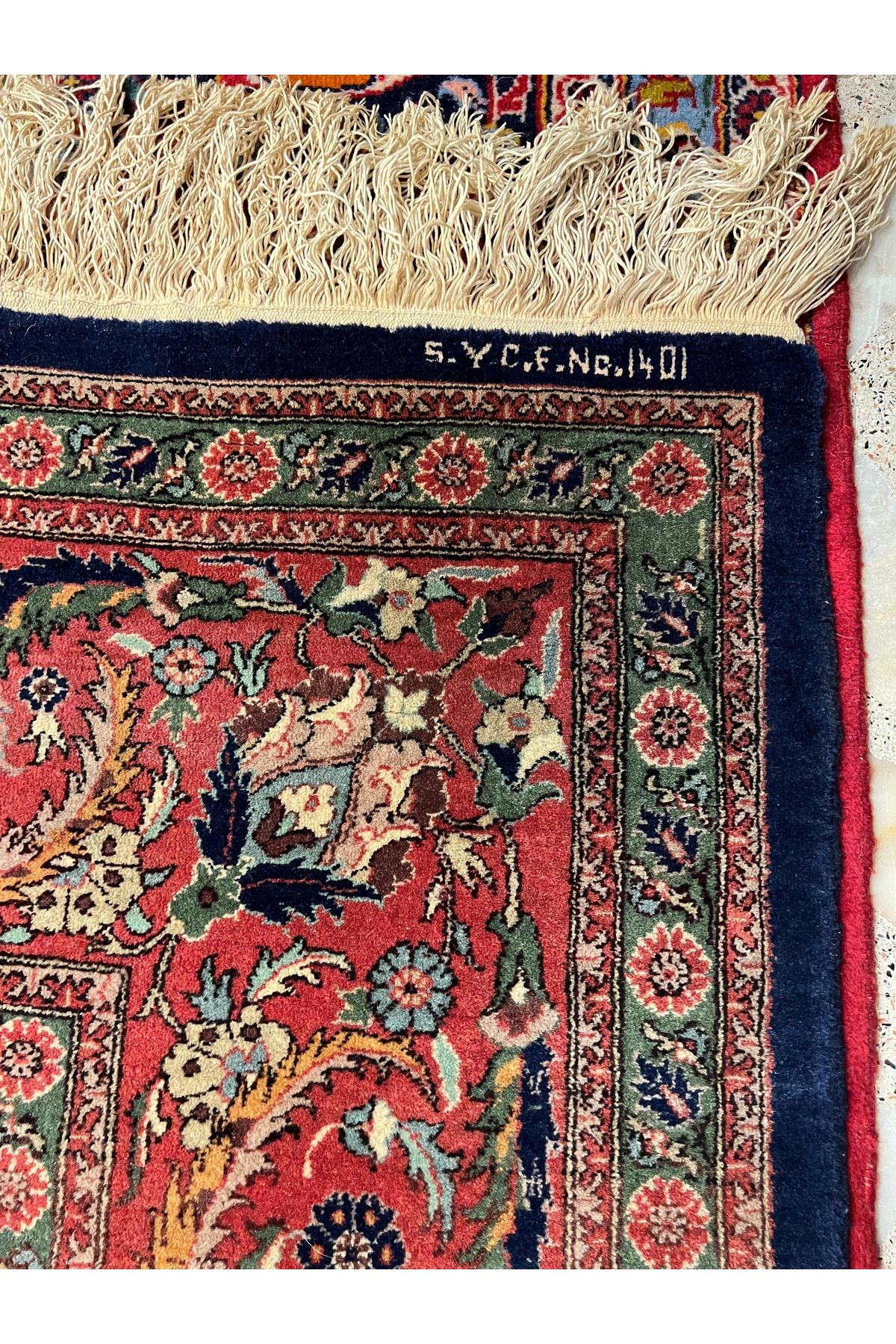 RD RAMAZAN DAĞ EL HALI SANATI El Dokuma Sivas Cezaevi Hereke Halısı Viyana Desen Ebat 345x245