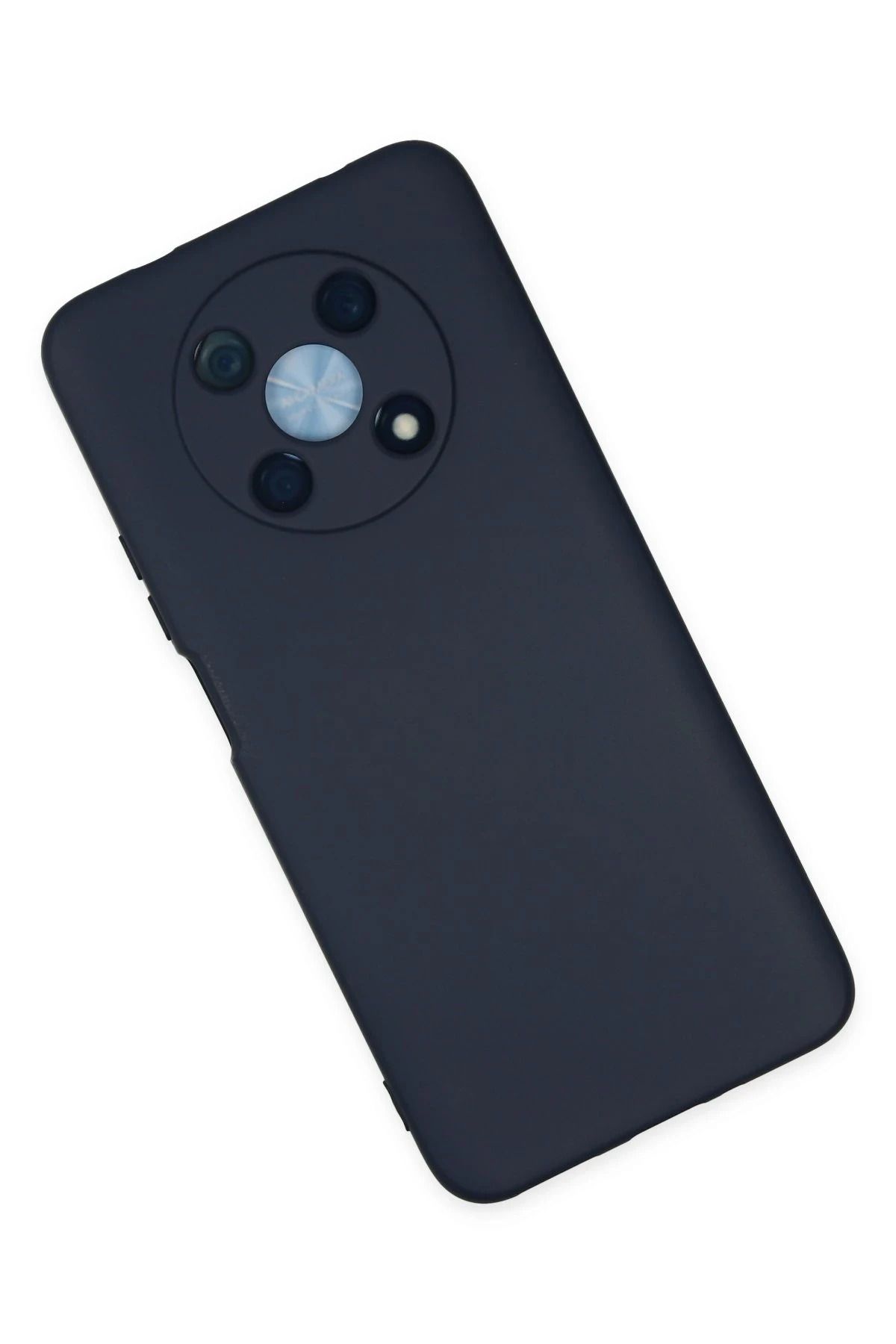 NewFace Huawei Nova Y90 Uyumlu  Kılıf Nano içi Kadife Silikon - Lacivert SVLRS