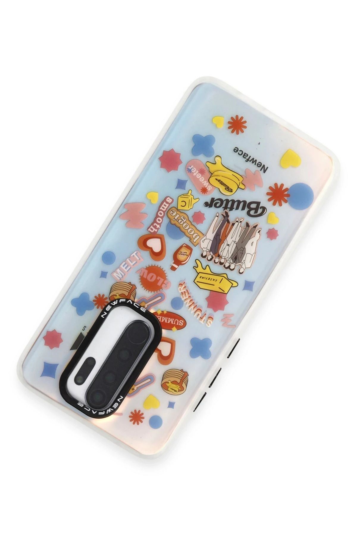 NewFace Xiaomi Redmi Note 8 Pro Uyumlu Kılıf Estoril Desenli Kapak - Estoril - 16 SVLRS