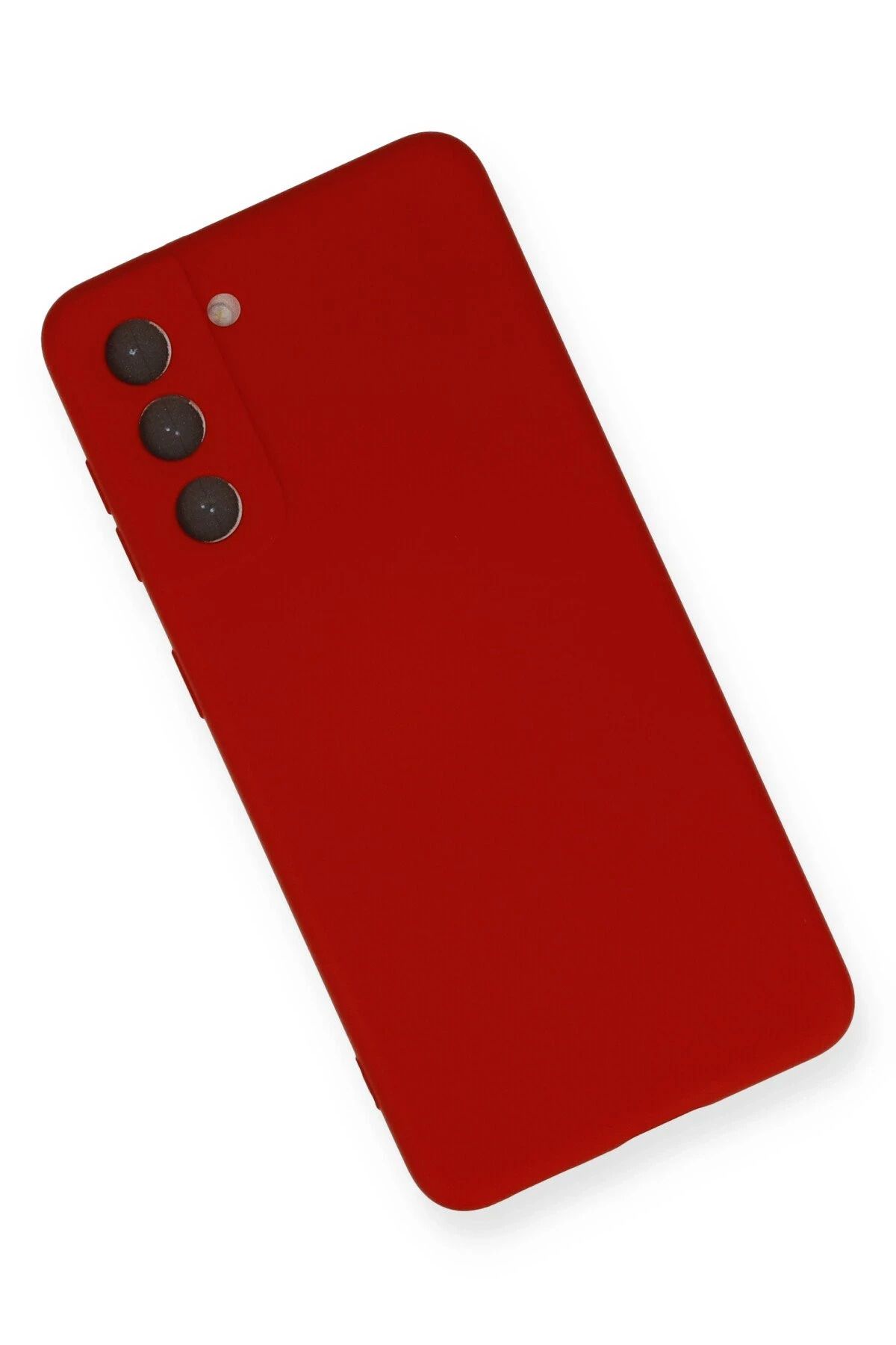 NewFace Galaxy S21 FE uyumlu Kılıf Nano içi Kadife Silikon - Kırmızı SVLRS