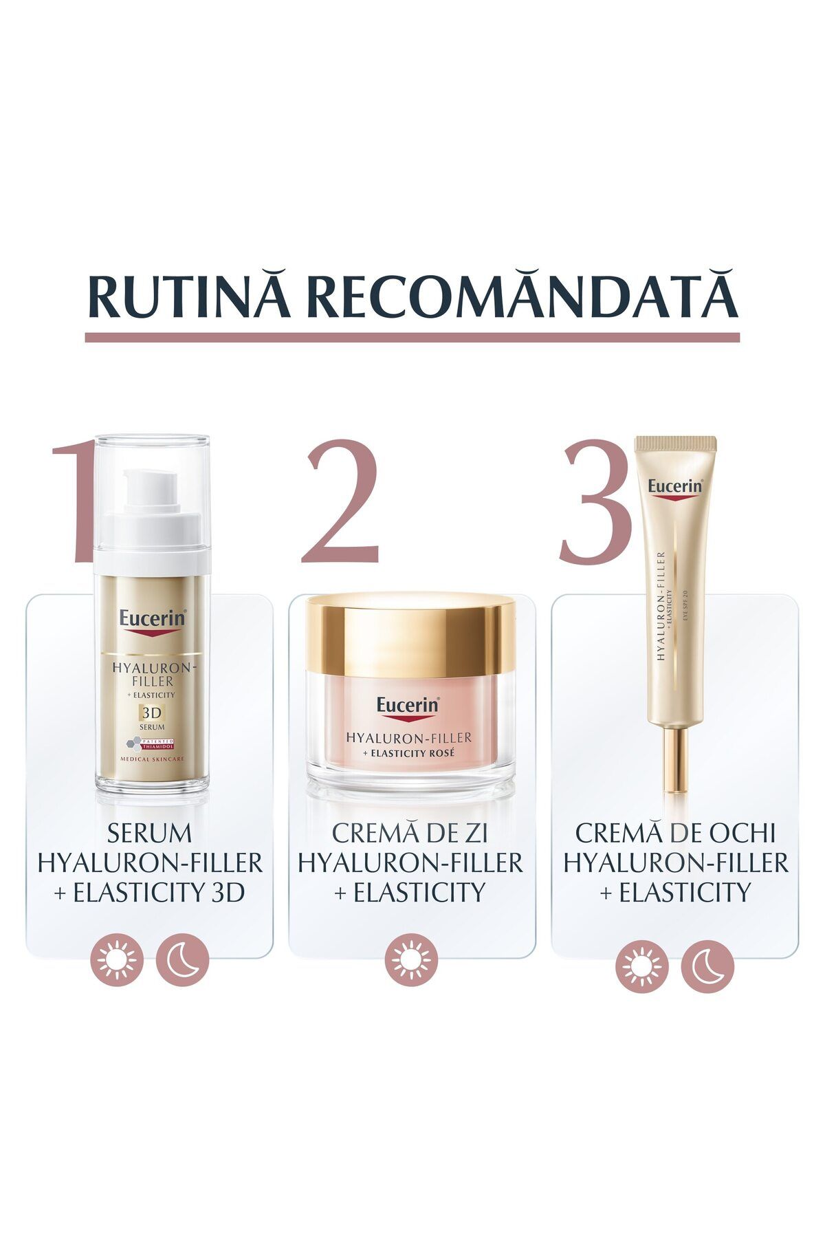 Eucerin-Crema de zi Eucerin Rose Hyaluron-Filler + Elasticity SPF30 8