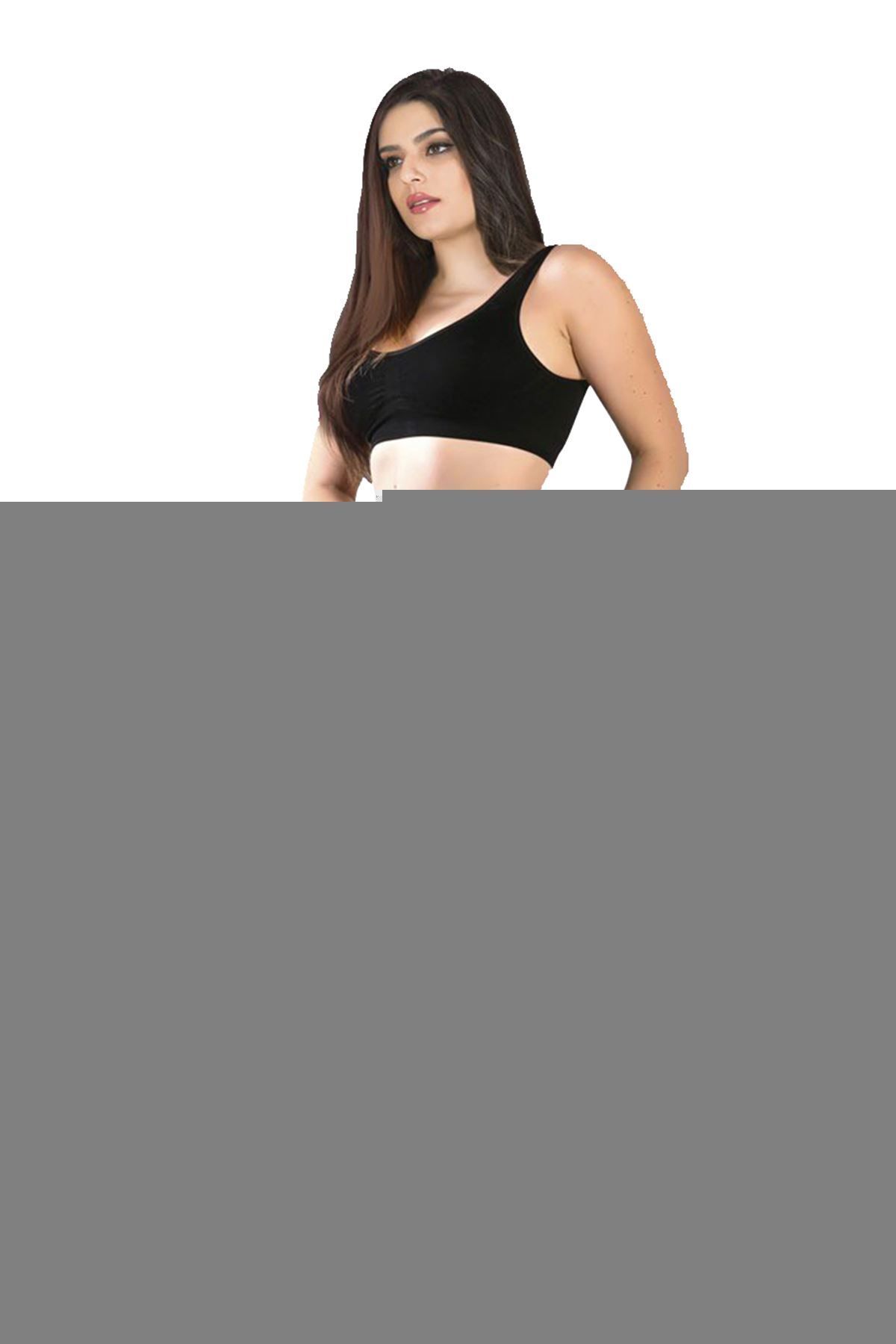 Shop58 Siyah Kadın Termal Sauna Atlet Tayt Takım - 743