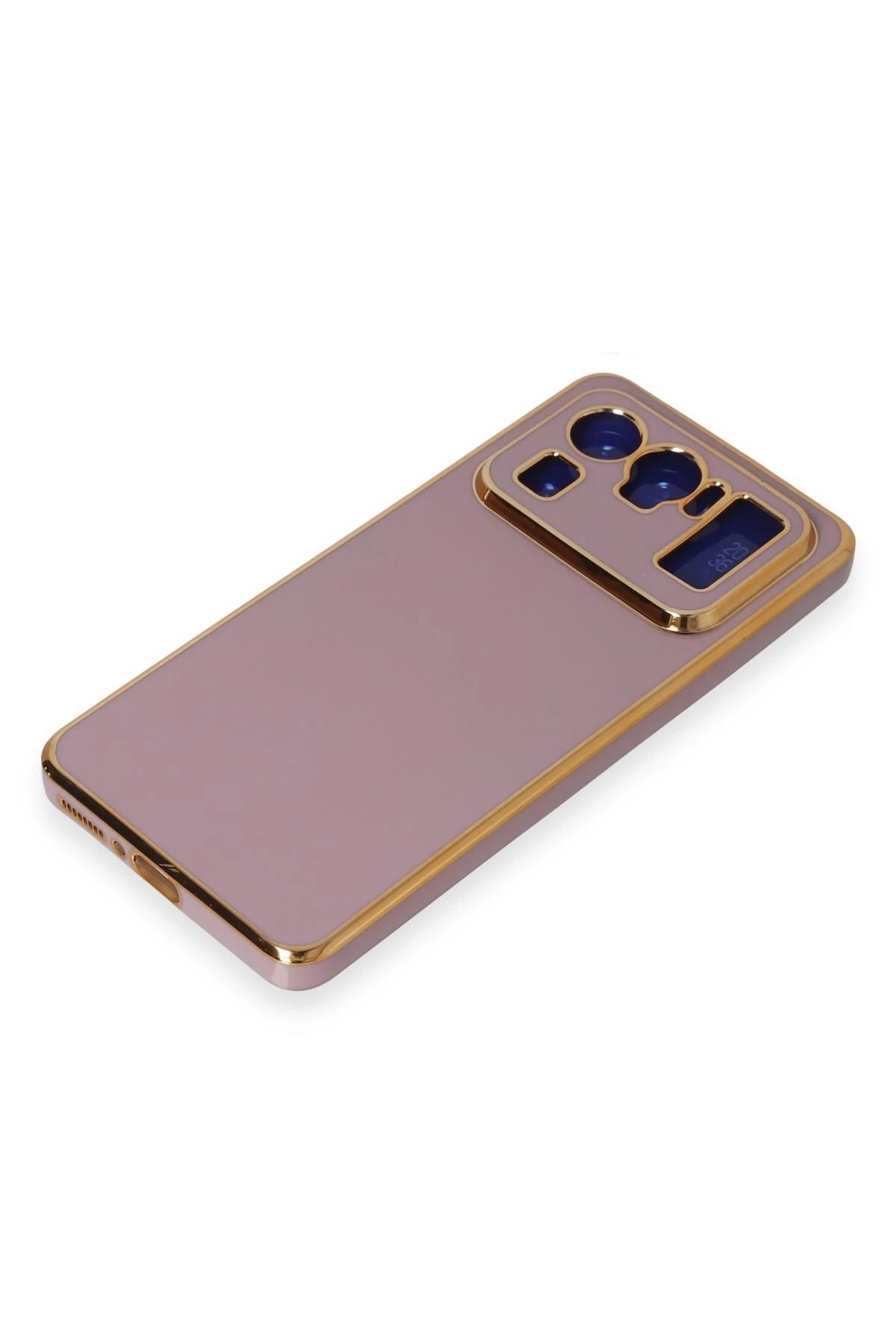 NewFace Xiaomi Mi 11 Ultra Kılıf Volet Silikon - Mor GLSTD