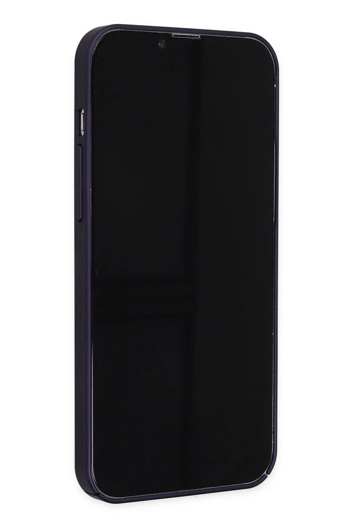 NewFace iPhone 14 Pro Kılıf Jack Magneticsafe Lens Silikon - Mor WLZOR