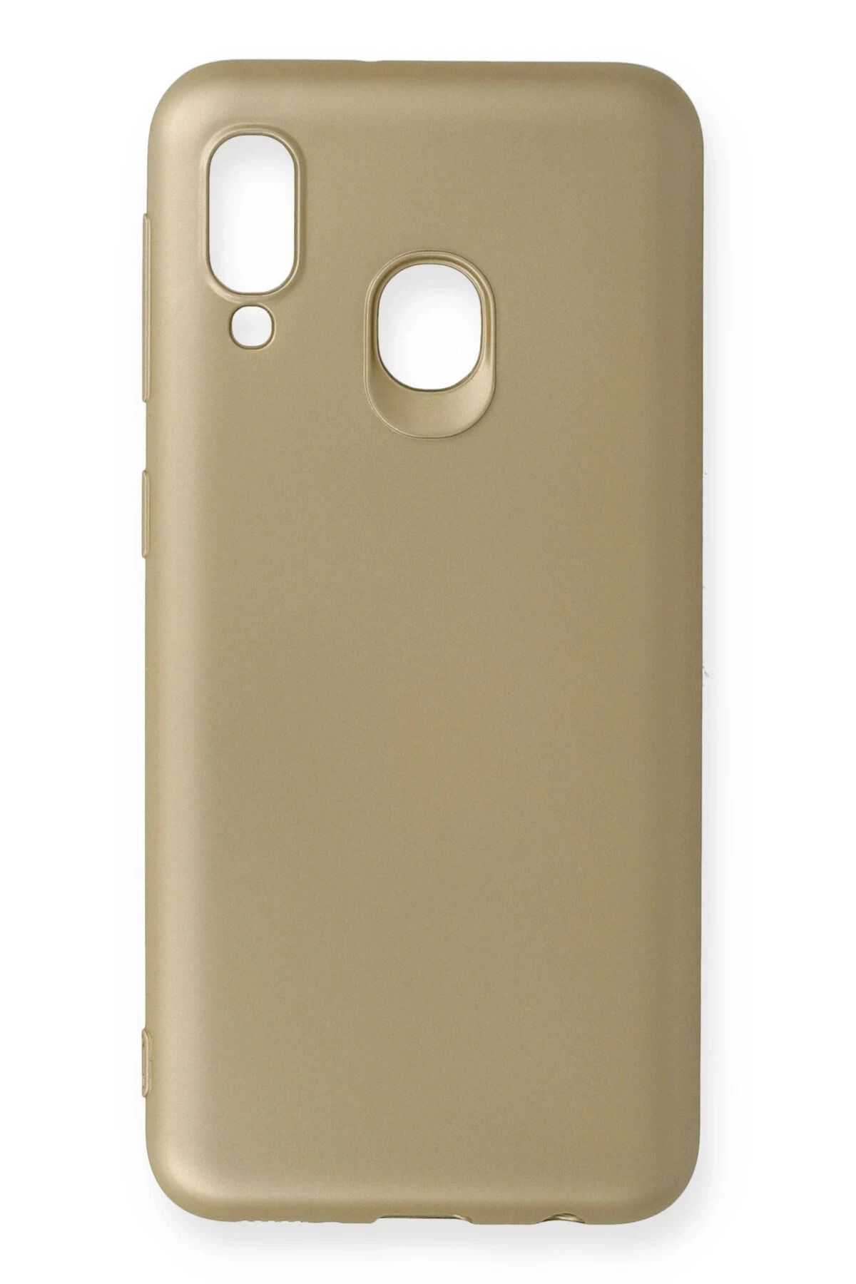 NewFace Samsung Galaxy A20E Kılıf First Silikon - Gold NRMSA