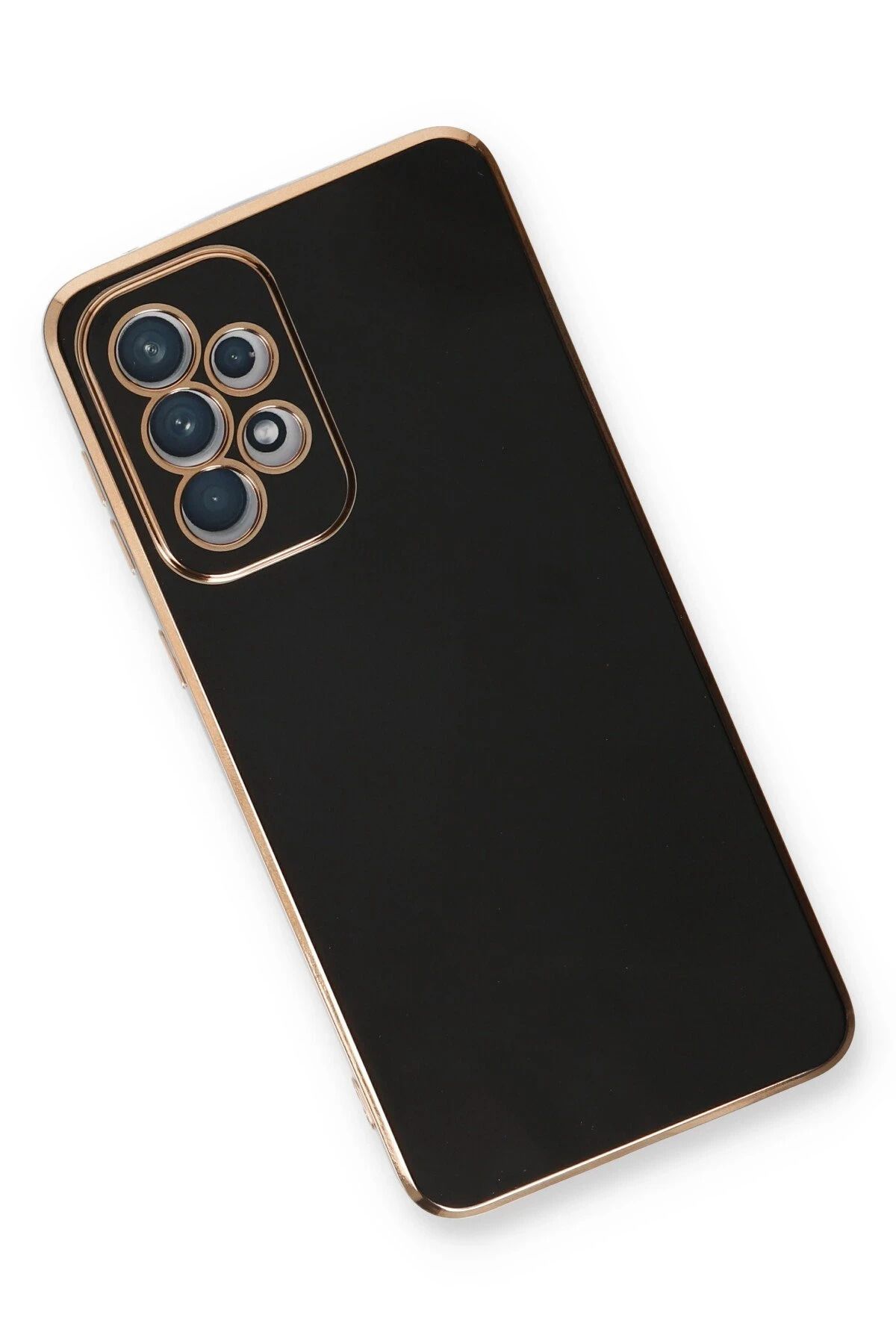 NewFace Samsung Galaxy A33 5G Kılıf Volet Silikon - Siyah SVLRS