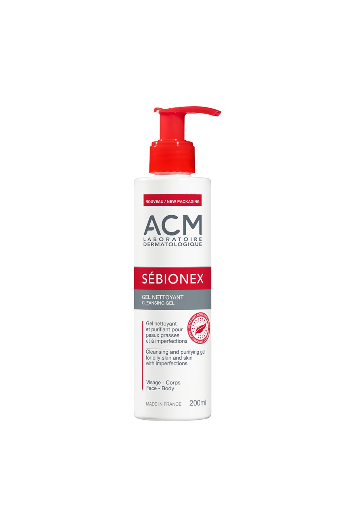 ACM-Gel de curatare ACM Sebionex pentru pielea cu imperfectiuni 1