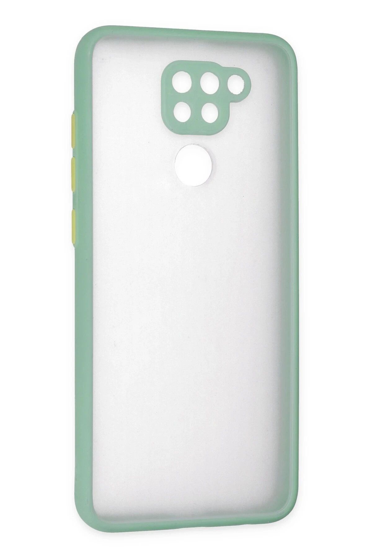 NewFace Xiaomi Redmi Note 9 Kılıf Montreal Silikon Kapak - Turkuaz SVLRS