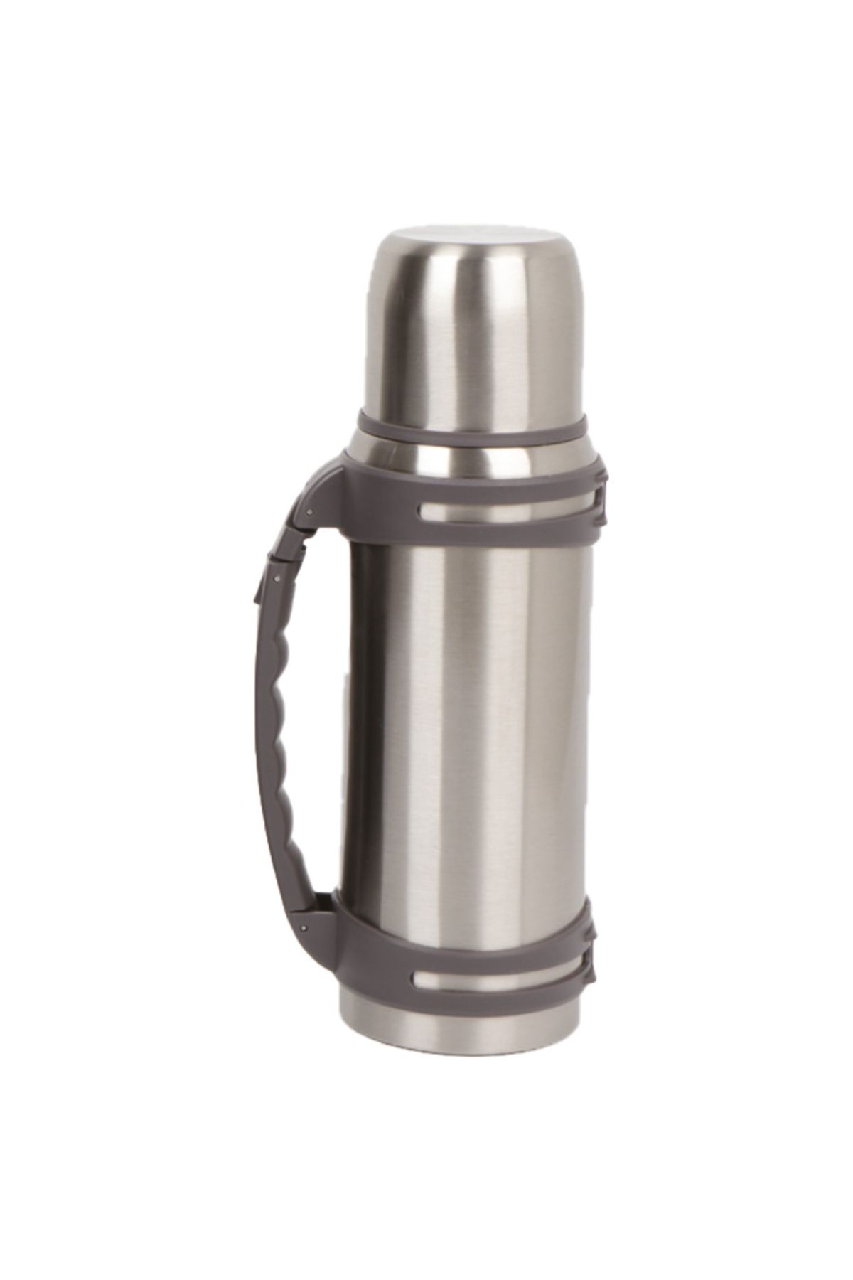 Gen Promosyon Tutacaklı Paslanmaz Çelik Termos (1300 ML) - Gümüş
