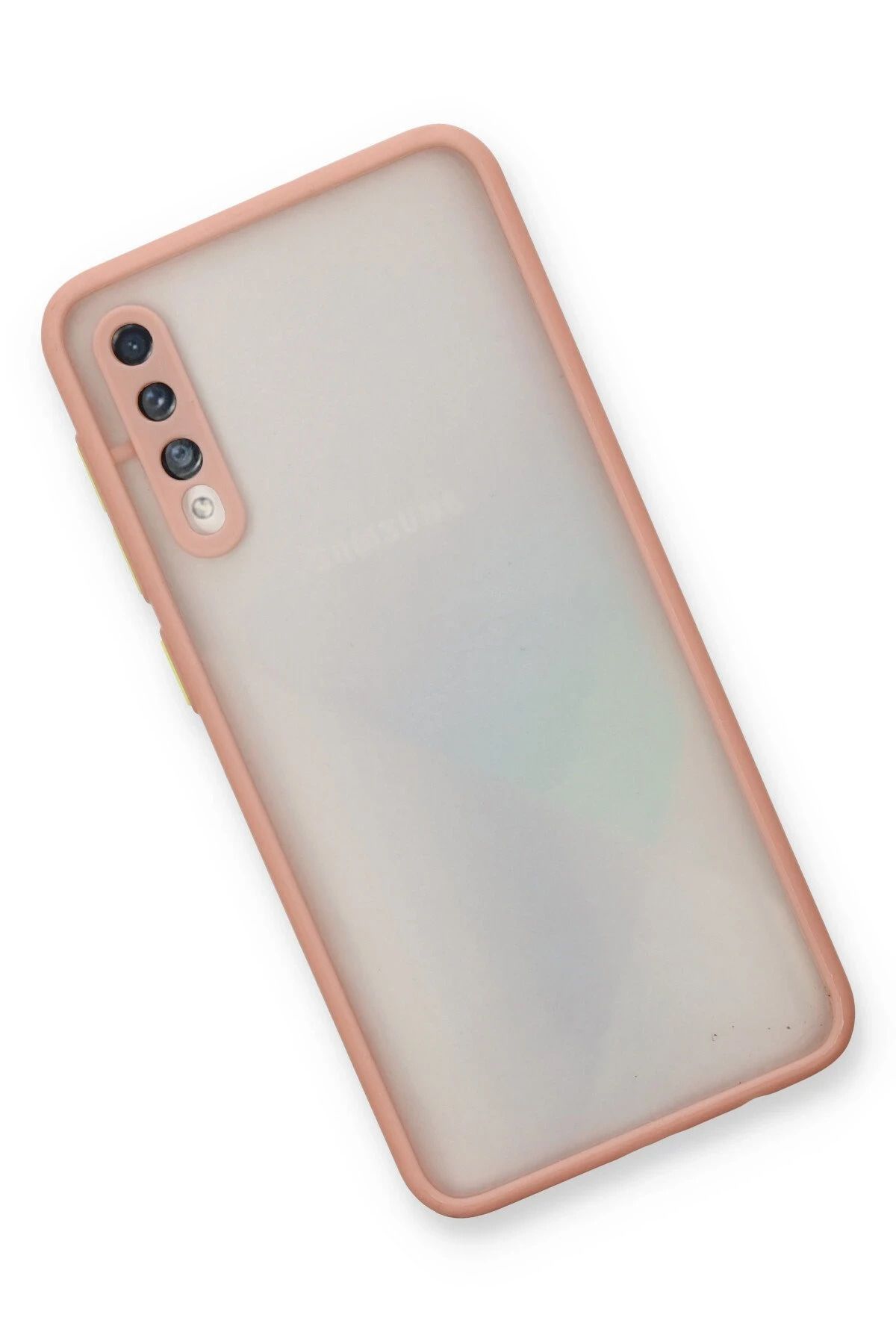 NewFace Samsung Galaxy A30S Kılıf Montreal Silikon Kapak - Pembe SVLRS