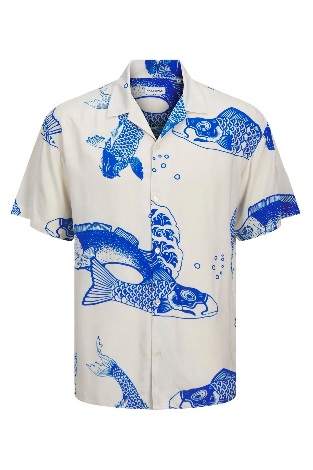 Jack & Jones Erkek Kisa Kollu Desenli Gömlek - Jeff