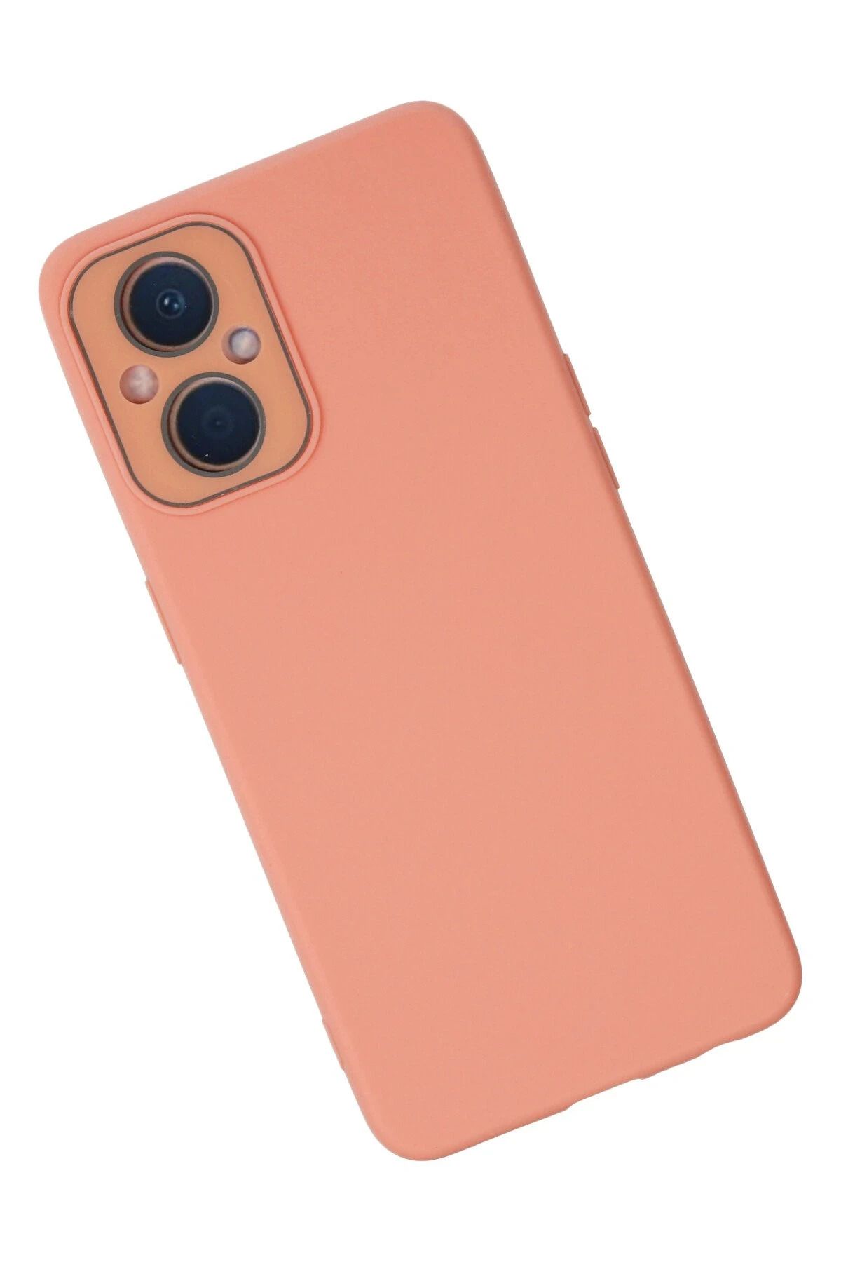 NewFace Reno 7 Lİte Kılıf Lansman Glass Kapak - Pembe YKTSN