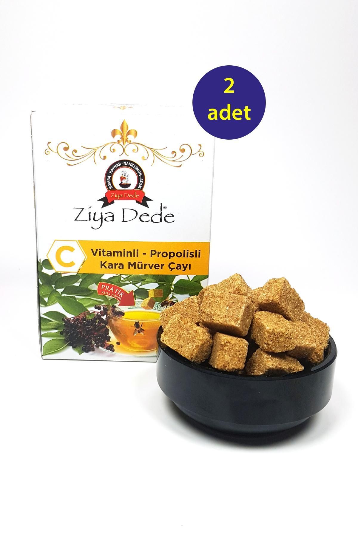 MBB ETİCARET 2 Adet Atom C Vitaminli Kara Mürver Çayı Vitaminli Propolisli 150 Gr