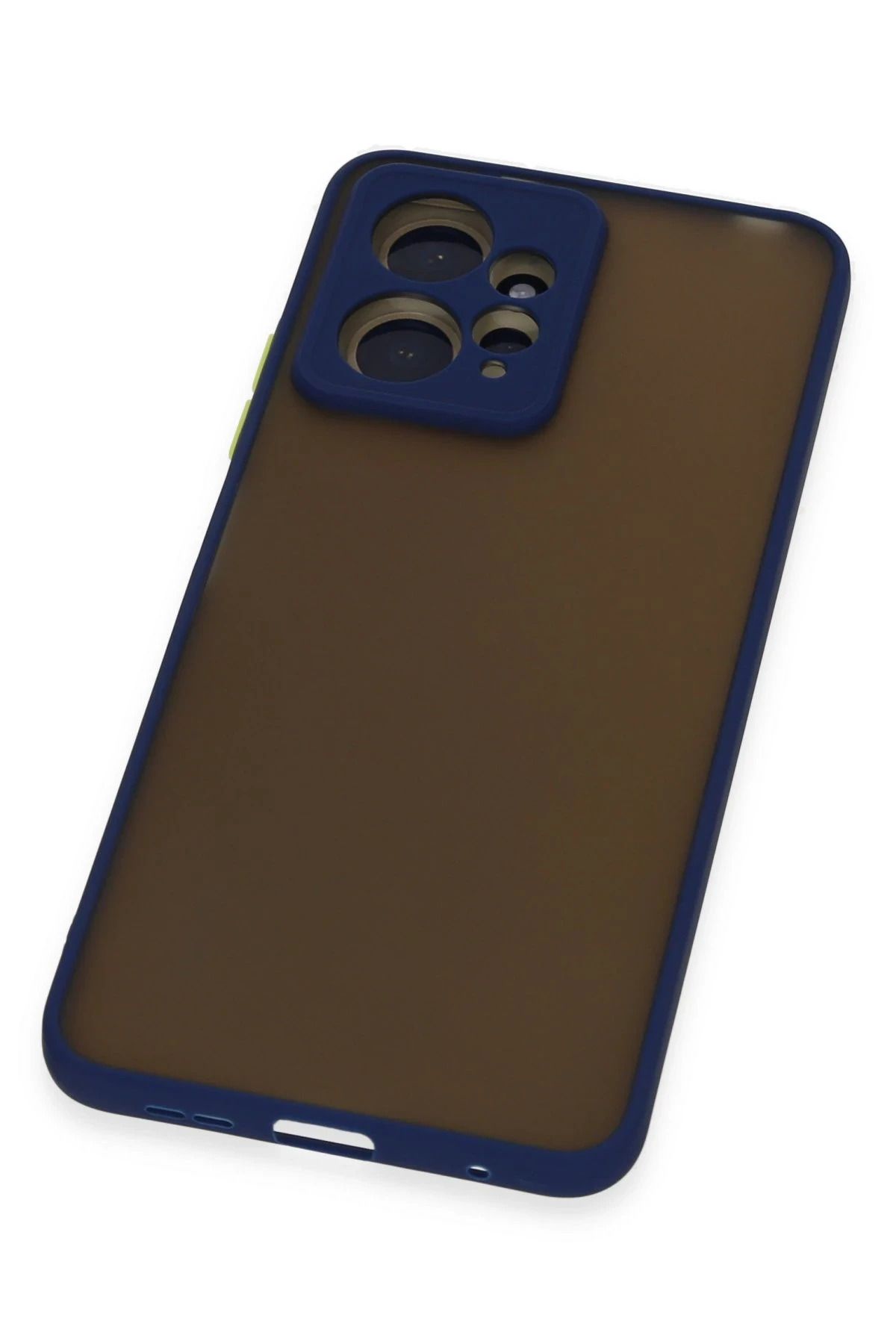 NewFace Xiaomi Redmi Note 12 4G Kılıf Montreal Silikon Kapak - Lacivert SVLRS