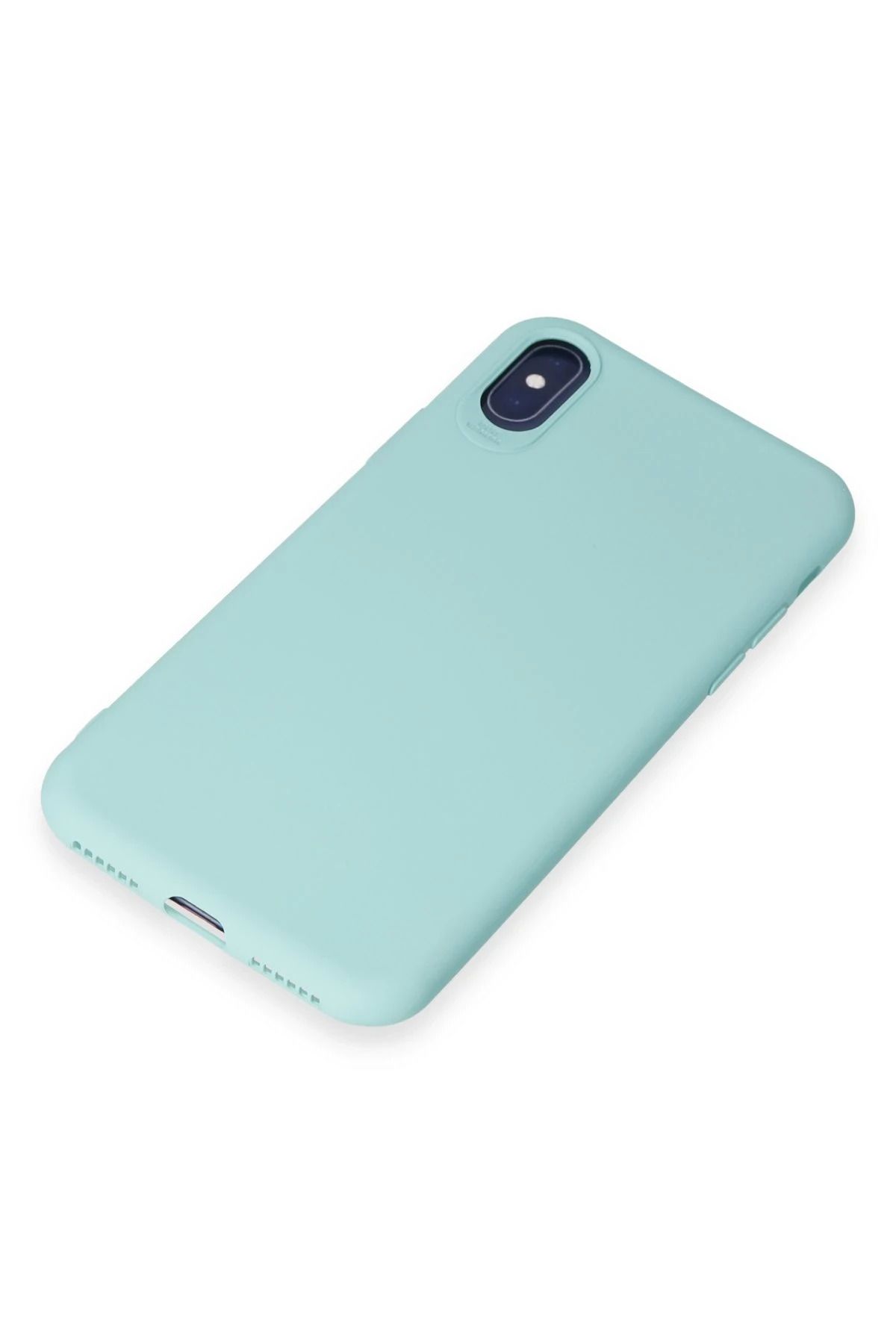 NewFace iPhone X Kılıf First Silikon - Turkuaz NRMSA