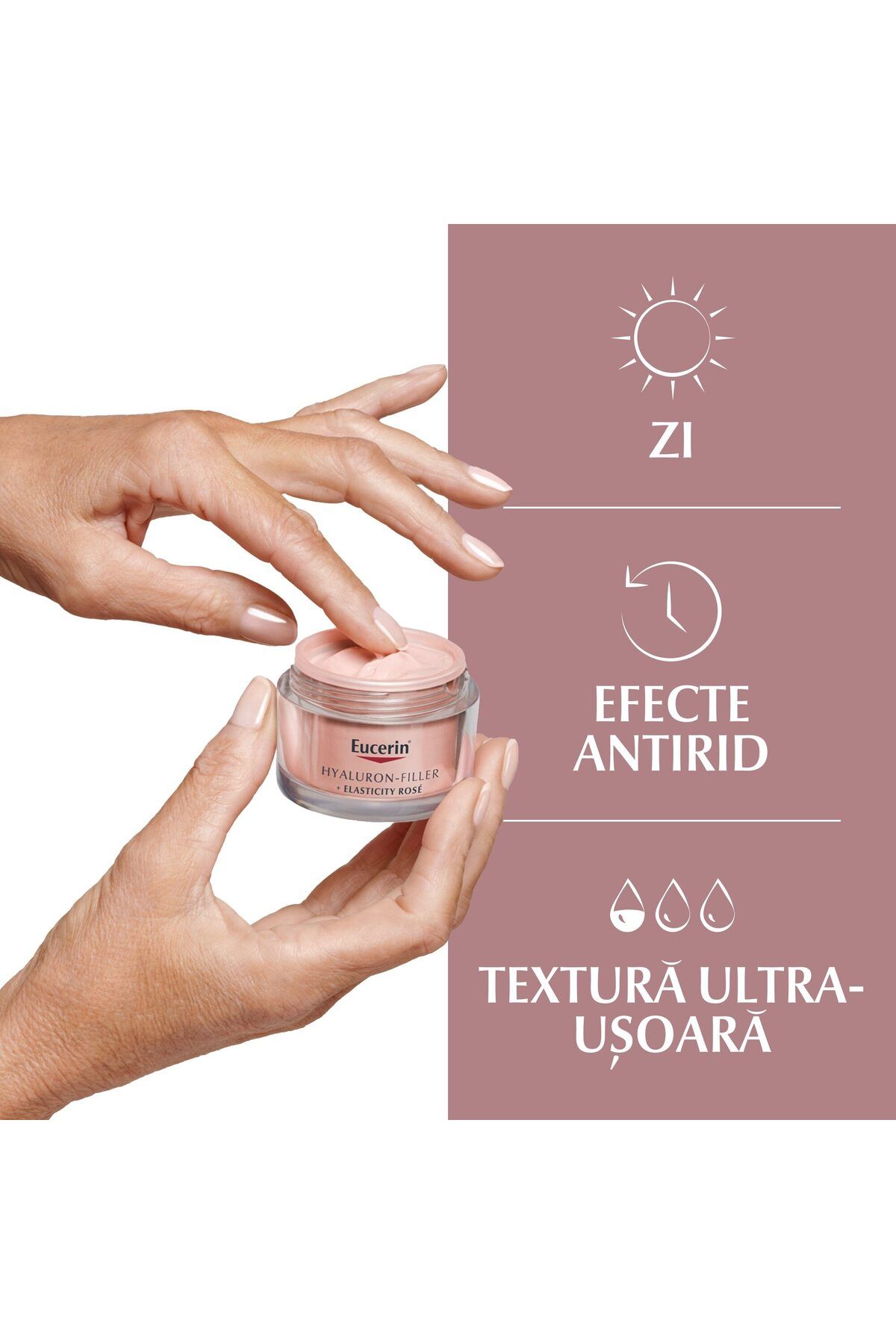 Eucerin-Crema de zi Eucerin Rose Hyaluron-Filler + Elasticity SPF30 4