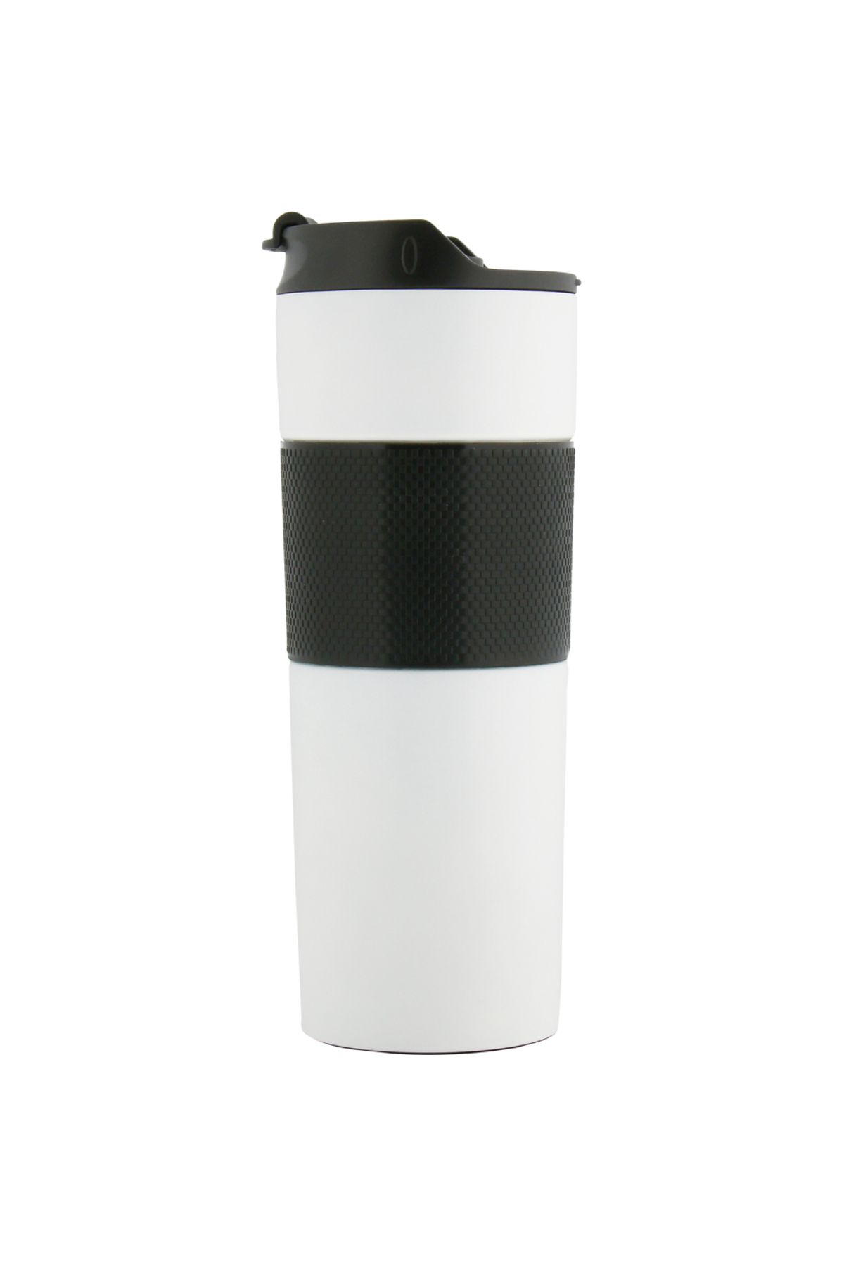 Gen Promosyon French Press Paslanmaz Çelik Termos (500 ml) - Beyaz