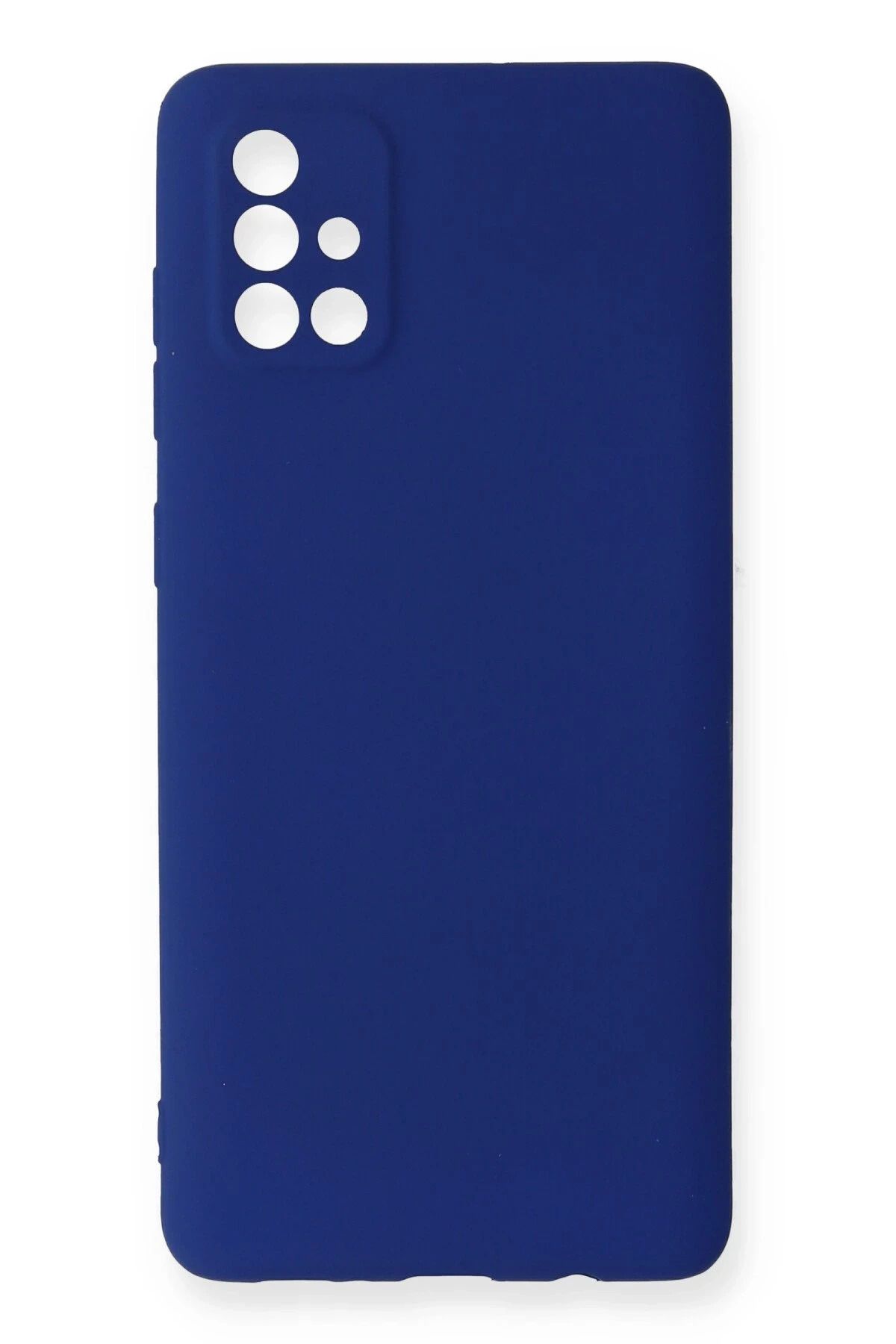 NewFace Samsung Galaxy A71 Kılıf First Silikon - Lacivert NRMSA