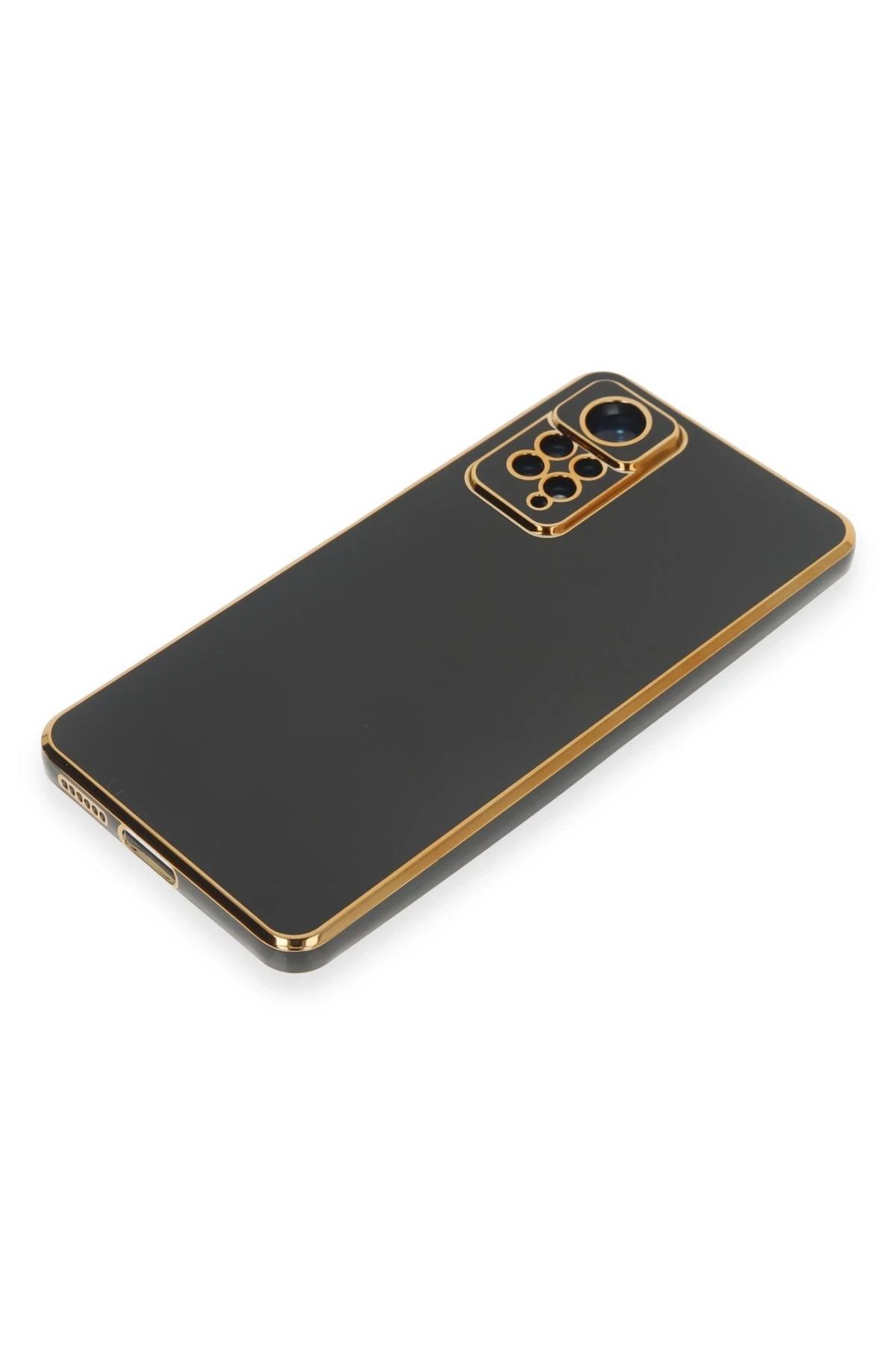 NewFace Xiaomi Redmi Note 12 Pro 4G Kılıf Volet Silikon - Siyah WLZOR