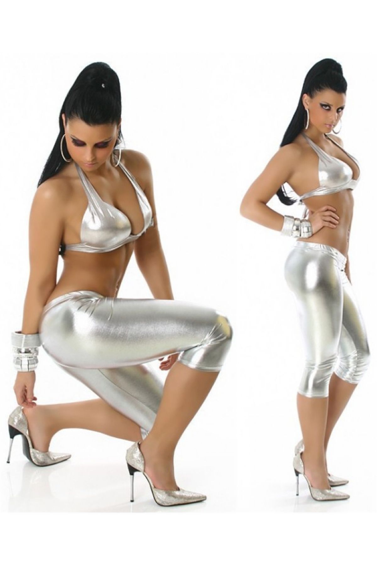 Shop58 Hediye Cantam B101235 Lame Kapri Takım