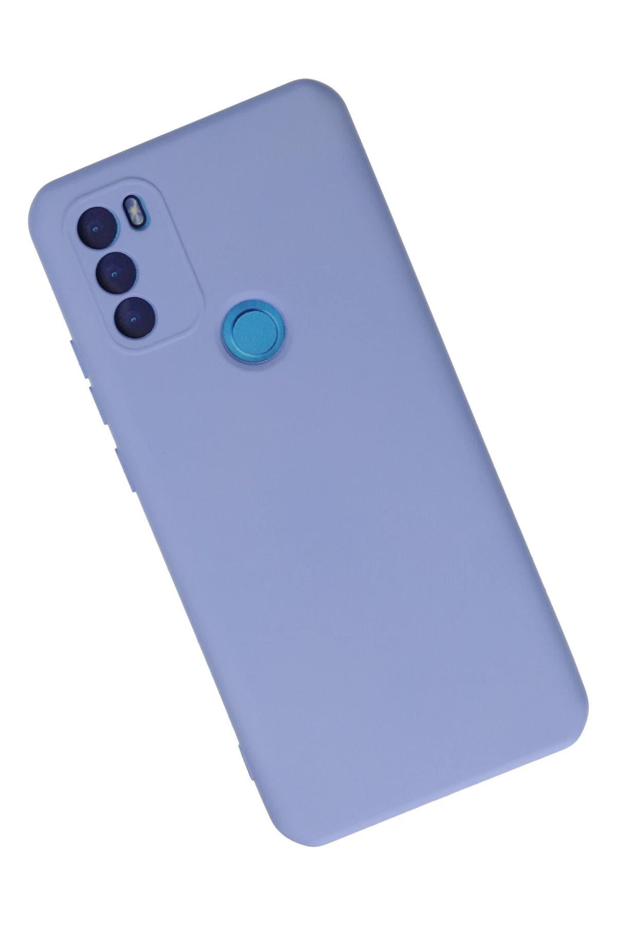 NewFace General Mobile GM 21 Plus Uyumlu  Kılıf Nano içi Kadife Silikon - Lila SVLRS