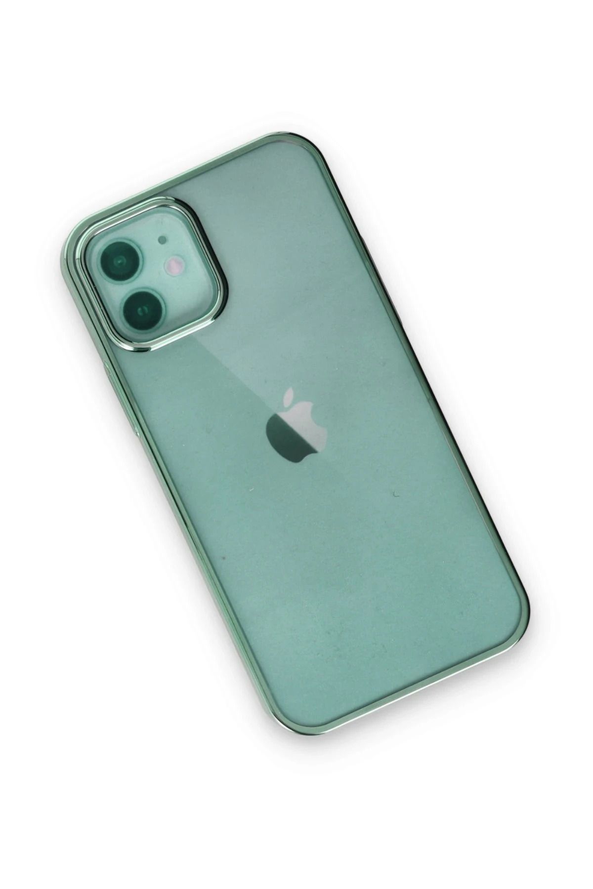 NewFace iPhone 12 Kılıf Element Silikon - Yeşil WLZOR