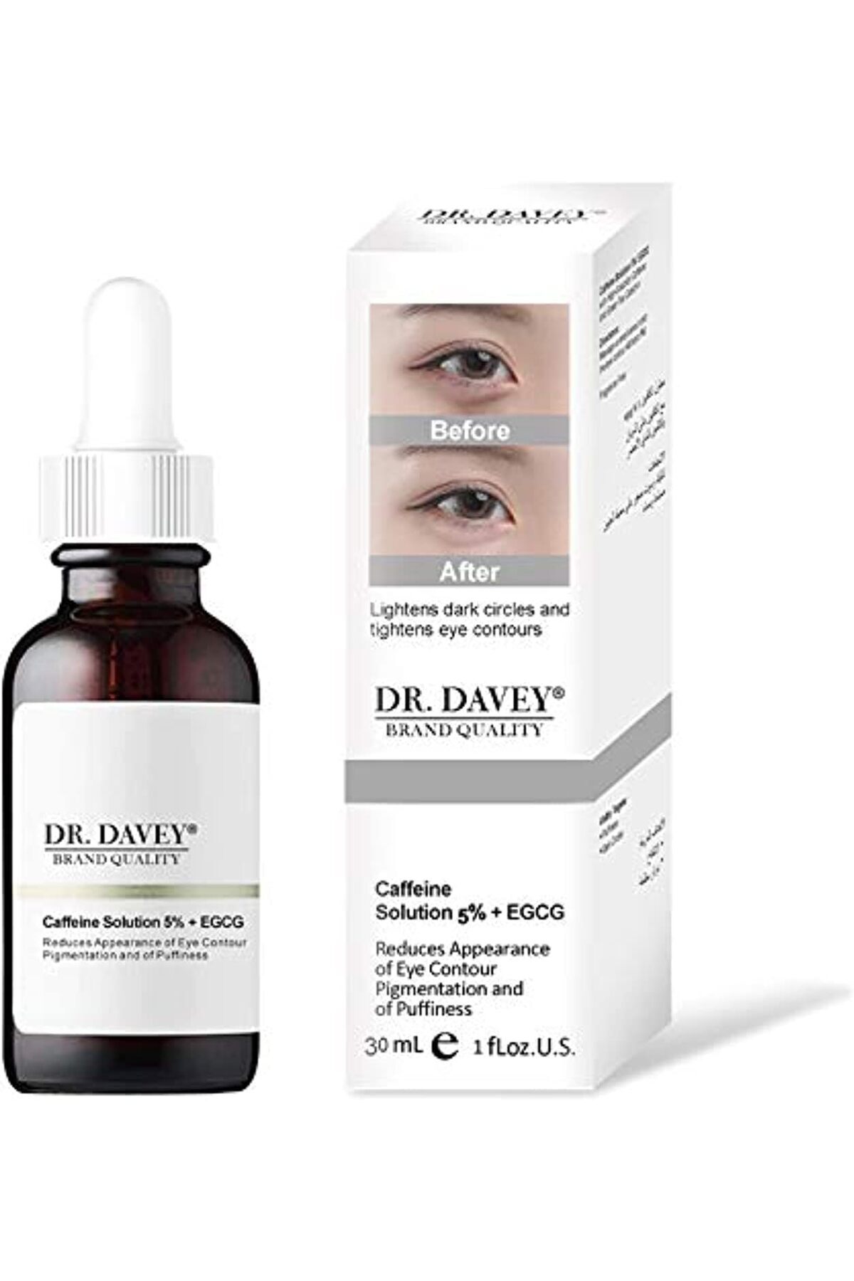 Dr. Davey-DR Davey Caffeine Solution 5% + EGCG Reduces Appearance of Eye Contour Pigmentation 30ml 1