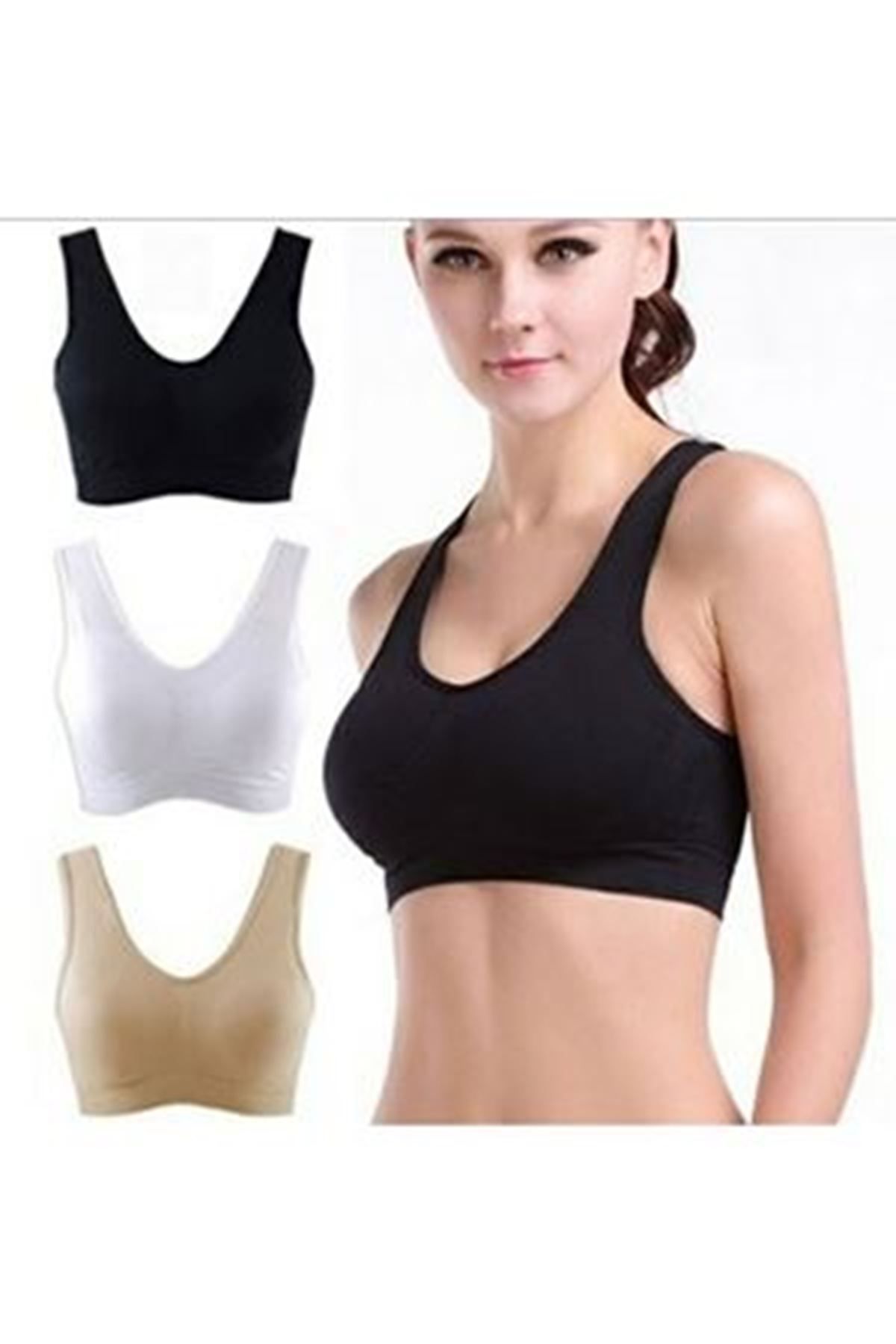 Shop58 Ten Dikişsiz Kadın Pedli Sütyen Korse - 704