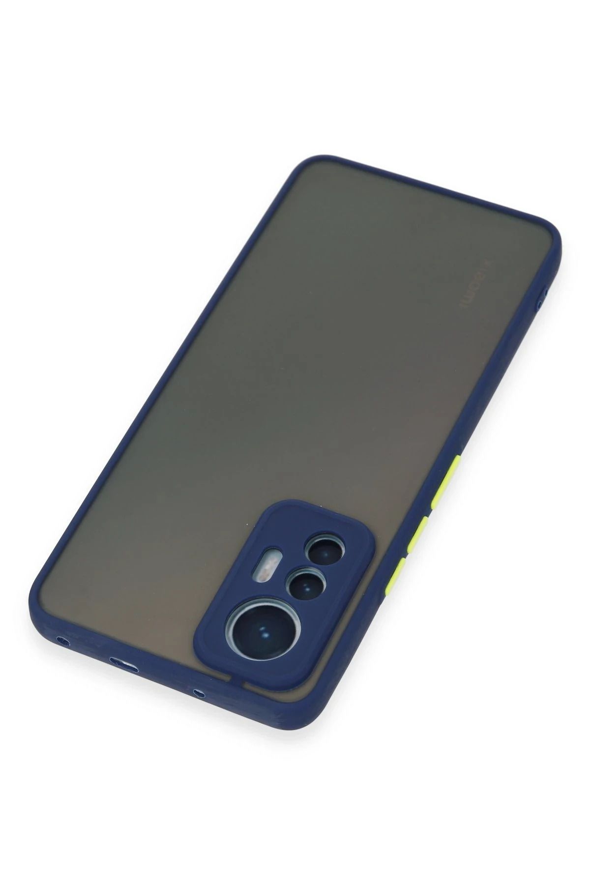 NewFace Xiaomi Mi 12 Lite Kılıf Montreal Silikon Kapak - Lacivert SVLRS