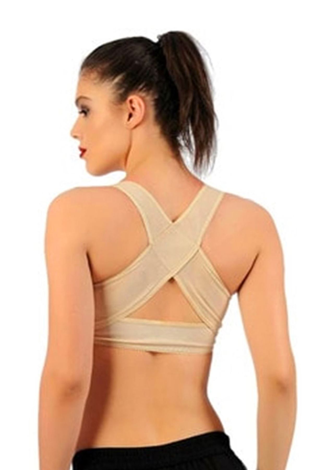 Shop58 Ten Kadın Sırt Toparlayıcı Göğüs Dikleştirici Korse - 795