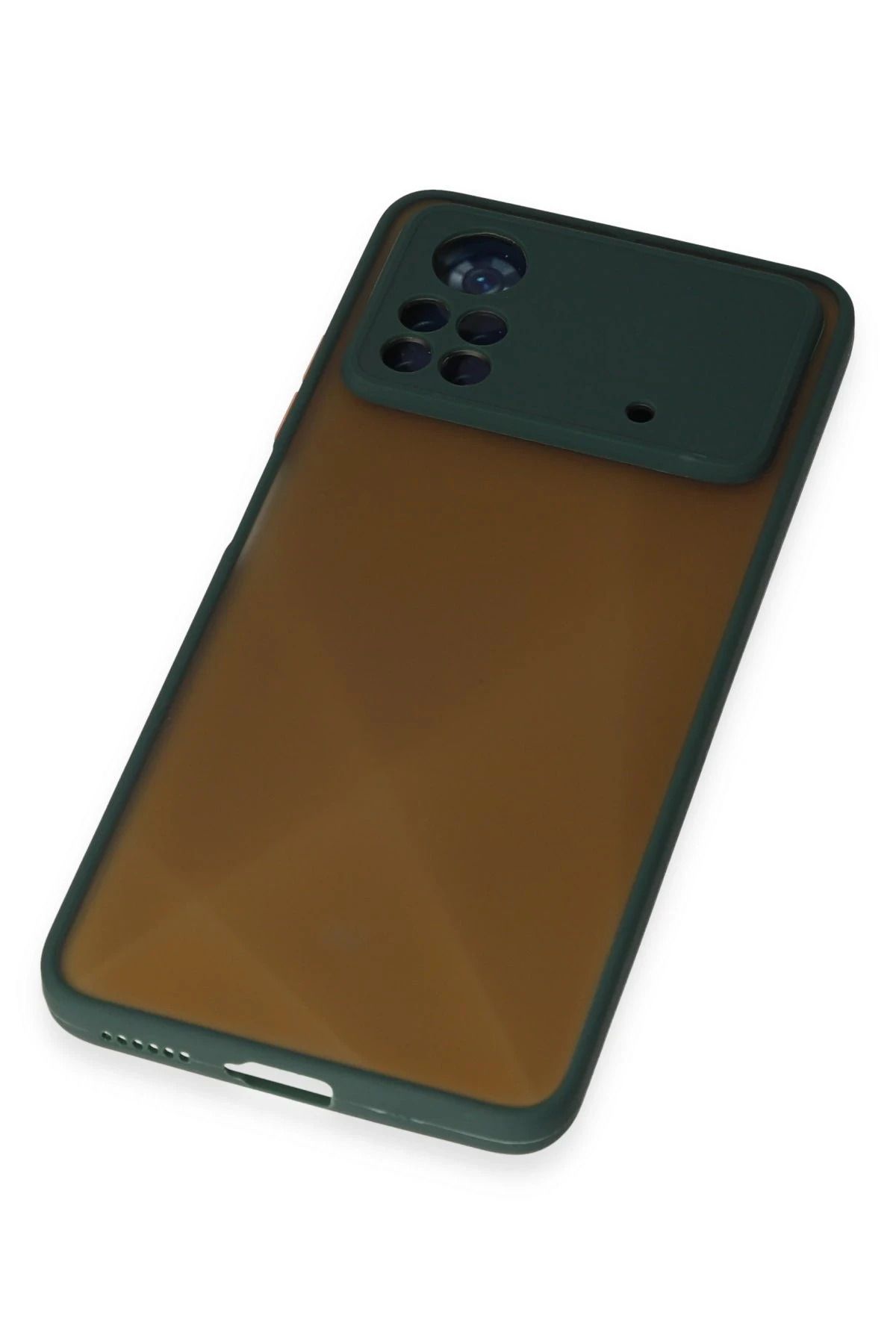 NewFace Xiaomi Poco X4 Pro 5G Kılıf Montreal Silikon Kapak - Yeşil SVLRS