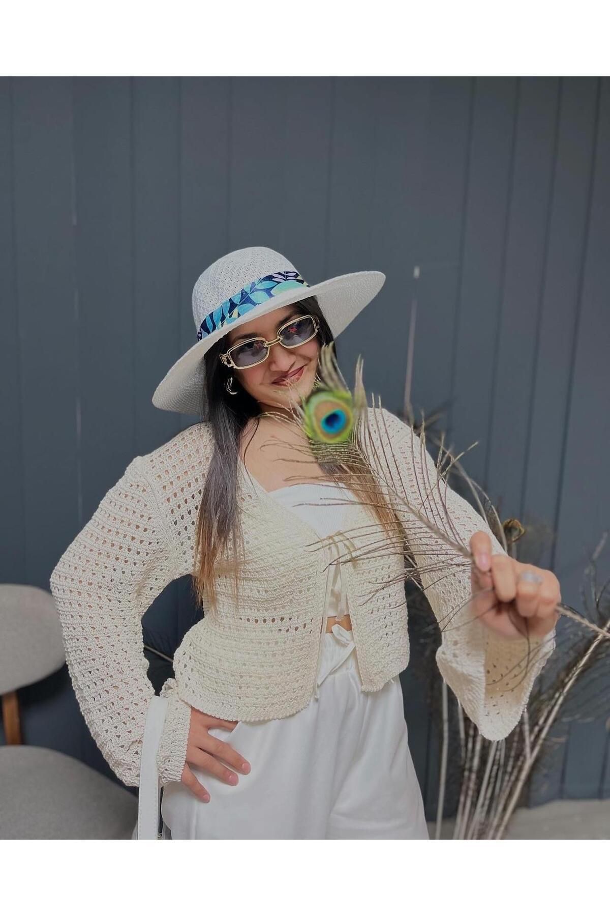 hidafashion AJURLU DELİKLİ HIRKA