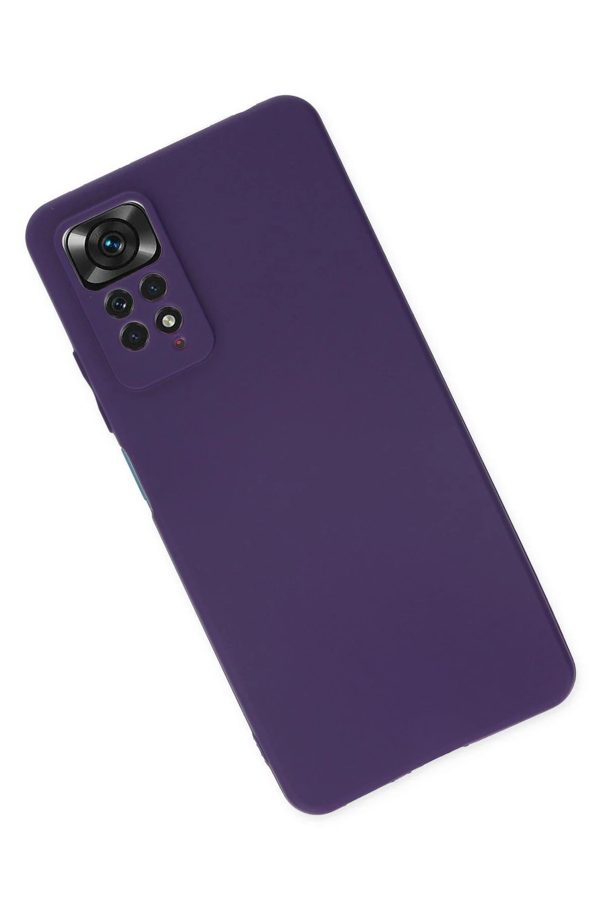 NewFace Xiaomi Redmi Note 11 Pro Kılıf First Silikon - Mürdüm NRMSA