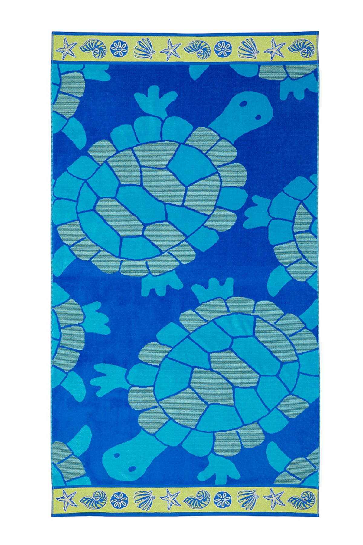 Özdilek Özdilek Saint Tropez Weave Turtle Kadife Plaj Havlusu 101x178 cm