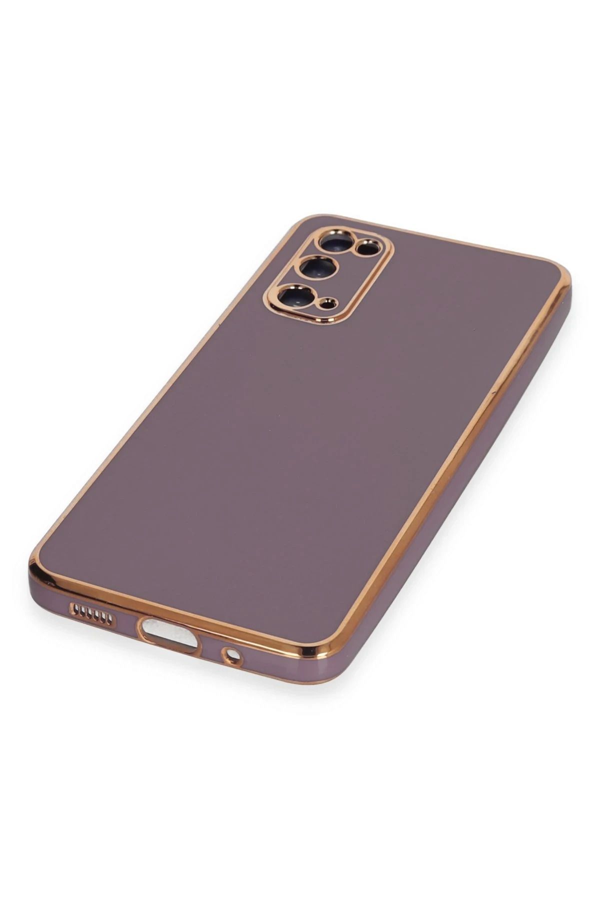 NewFace Samsung Galaxy S20 Kılıf Volet Silikon - Mor SVLRS