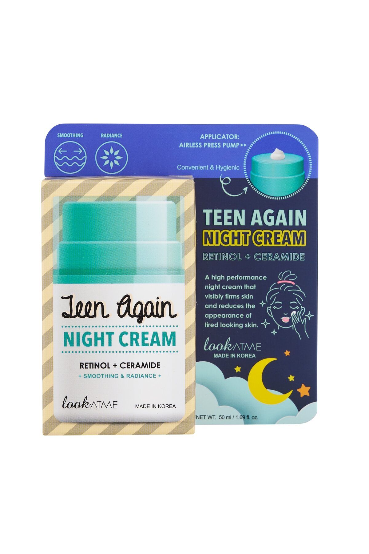 Look Crema De Noapte Cu Retinol Si Ceramide Teen Again - Mărime unică