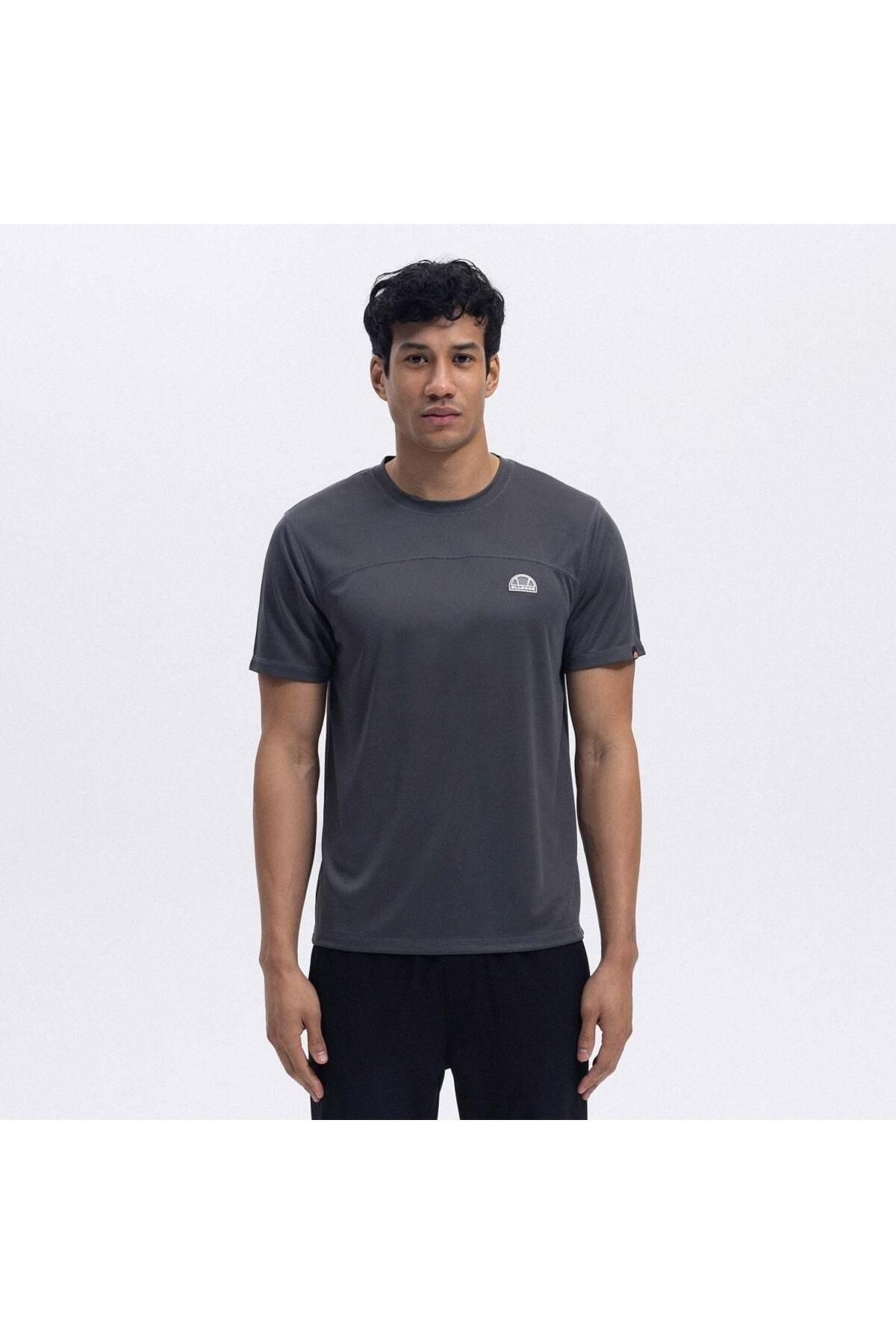 Ellesse EM426-ANT Bisiklet Yaka Erkek T-Shirt - Antrasit