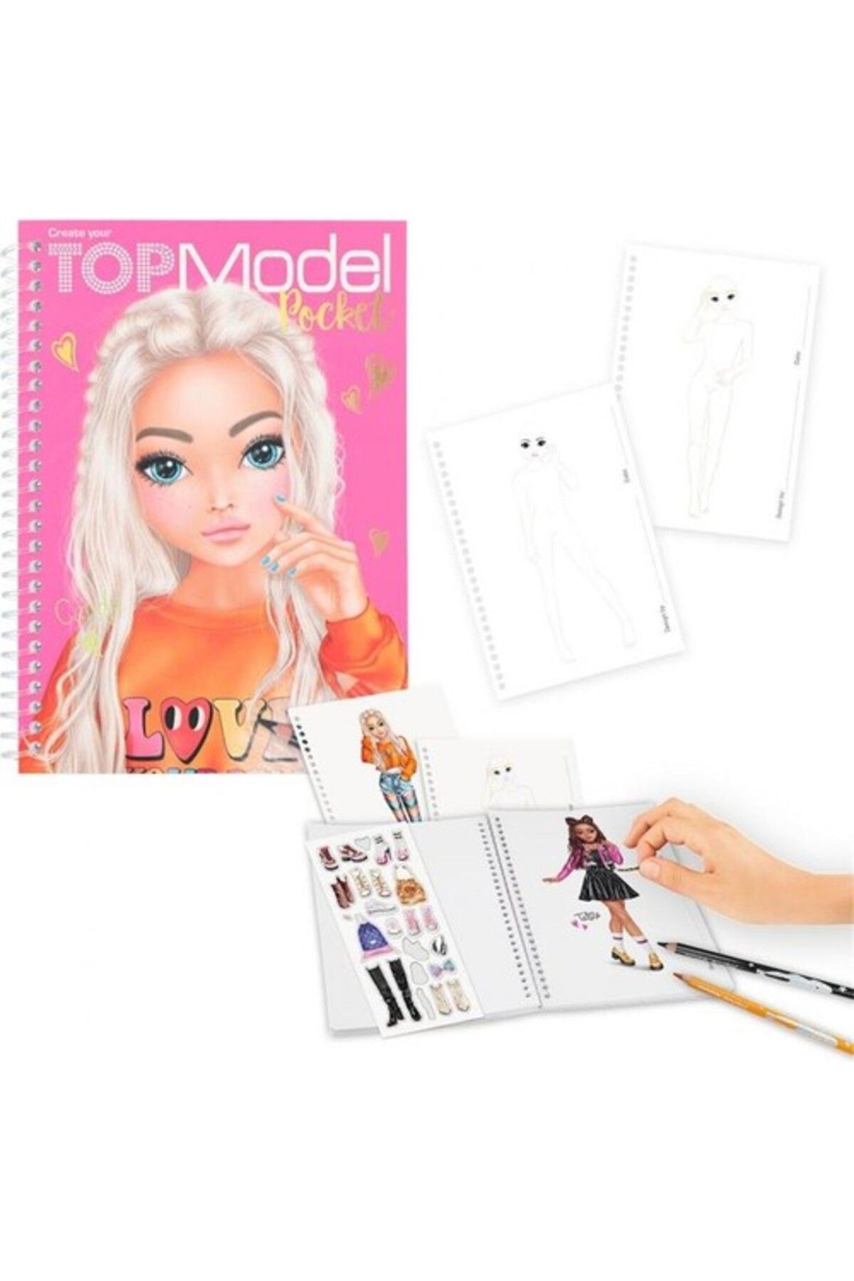 Top Model Topmodel Pocket Colourıng Book
