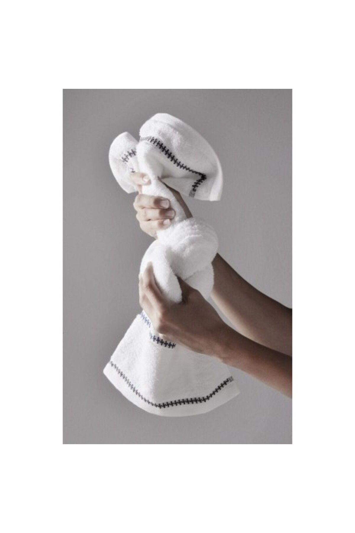 First Choice-Set of 4 100% cotton towels, 50x90cm, Profundo 5