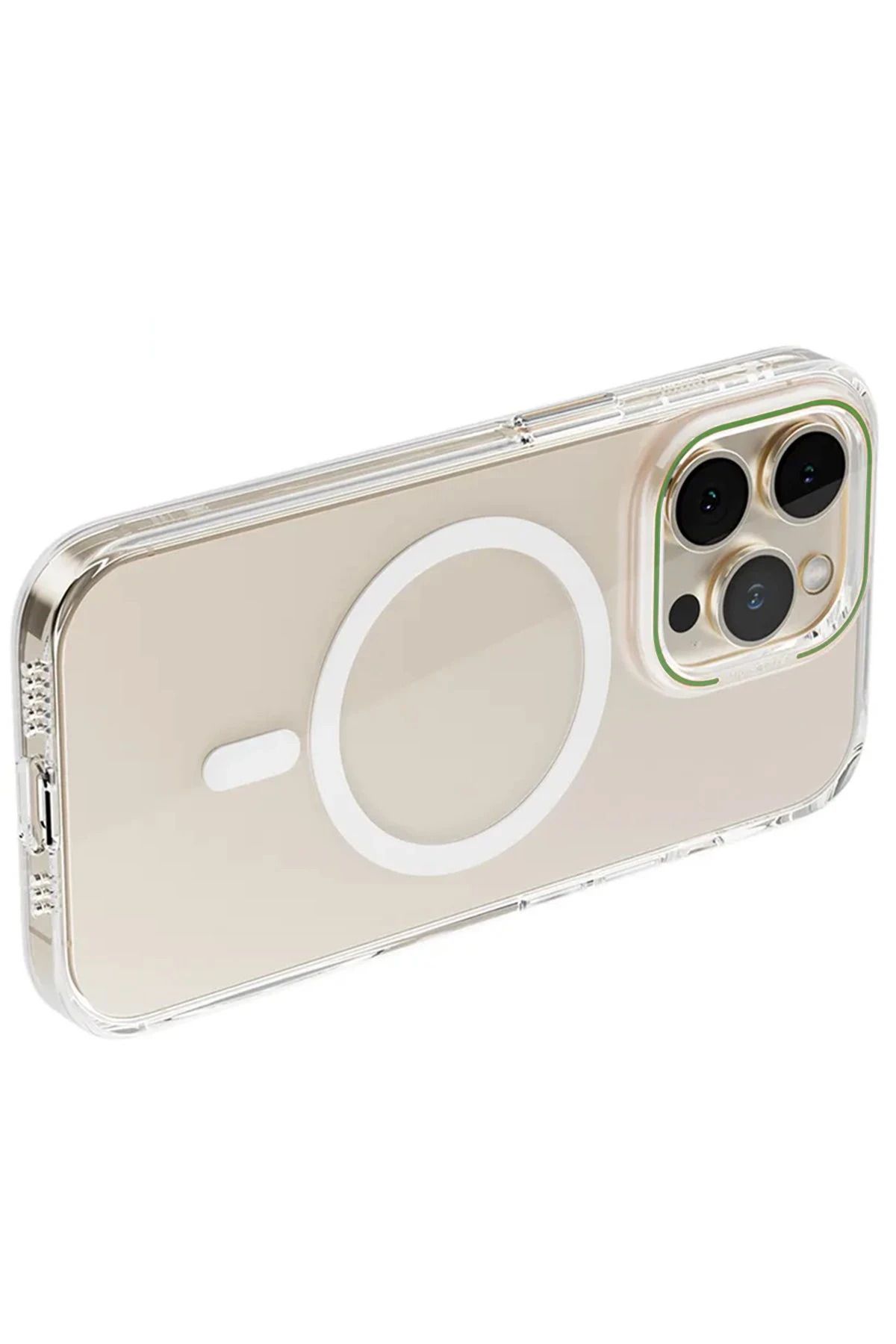 NewFace iPhone 14 Pro Max Kılıf Blueo Anti Drop Magsafe Kapak - Yeşil NRMSA